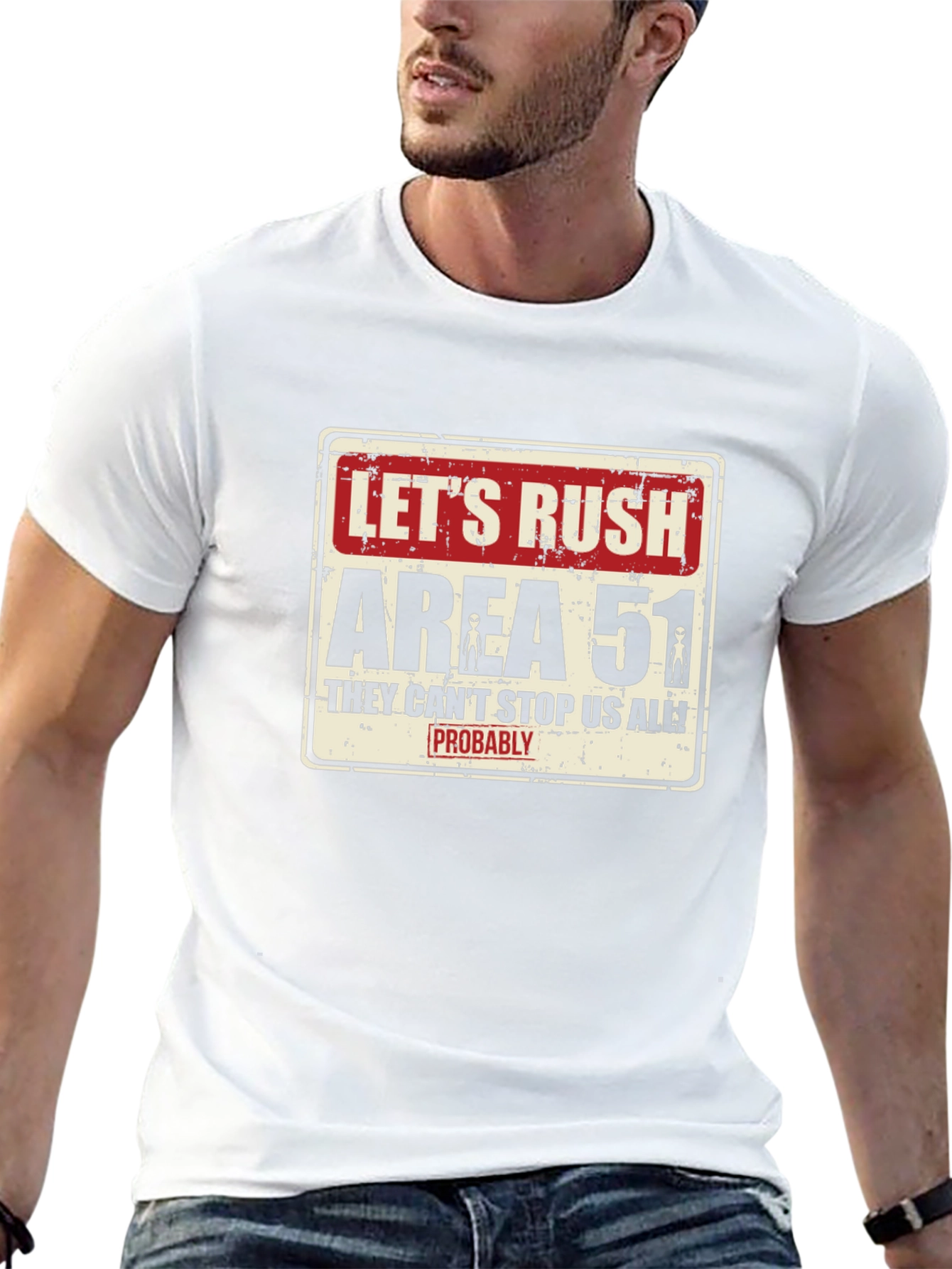 Lets Rush Area 51 Black T-Shirt