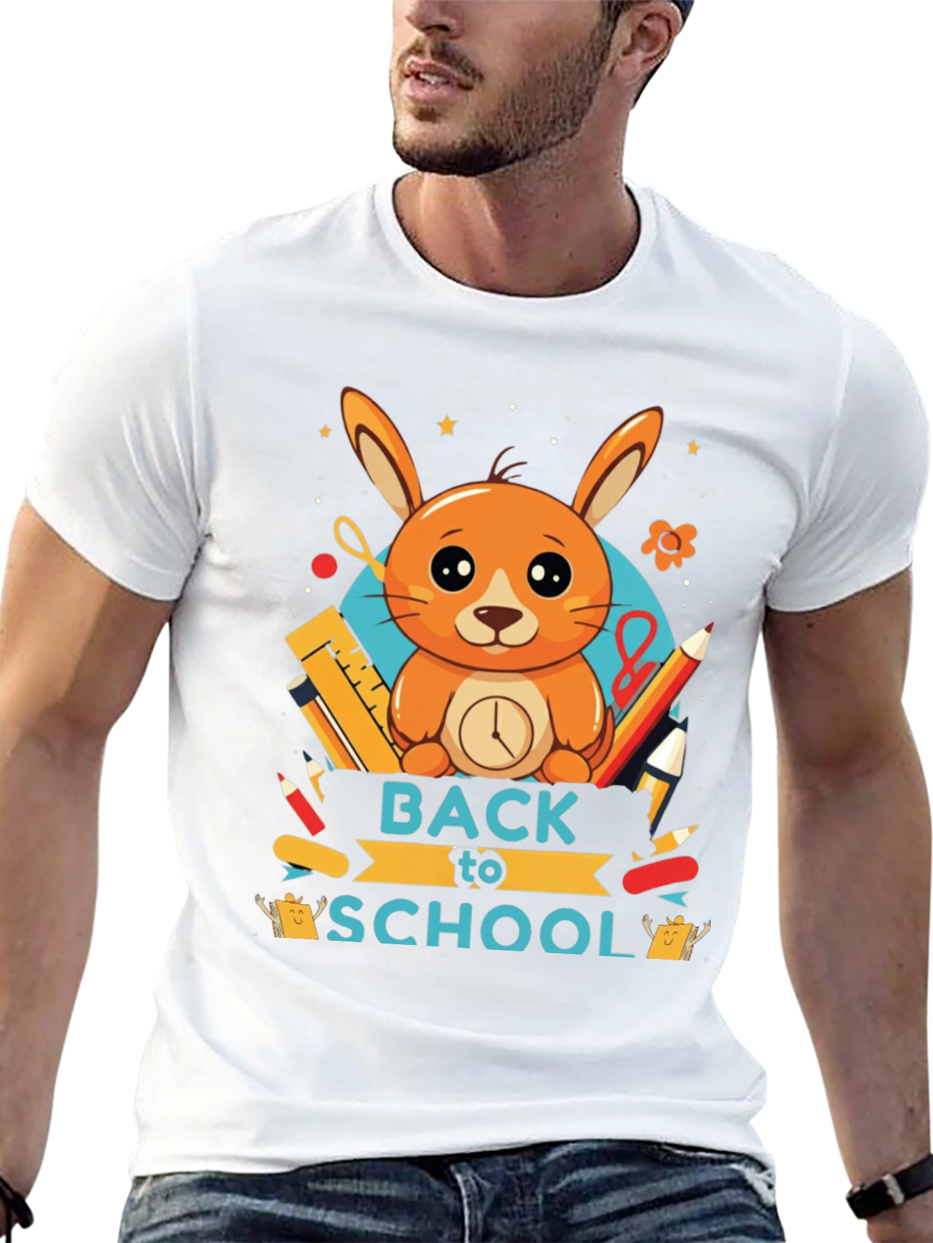 Back to School Rabbit T-Shirt
