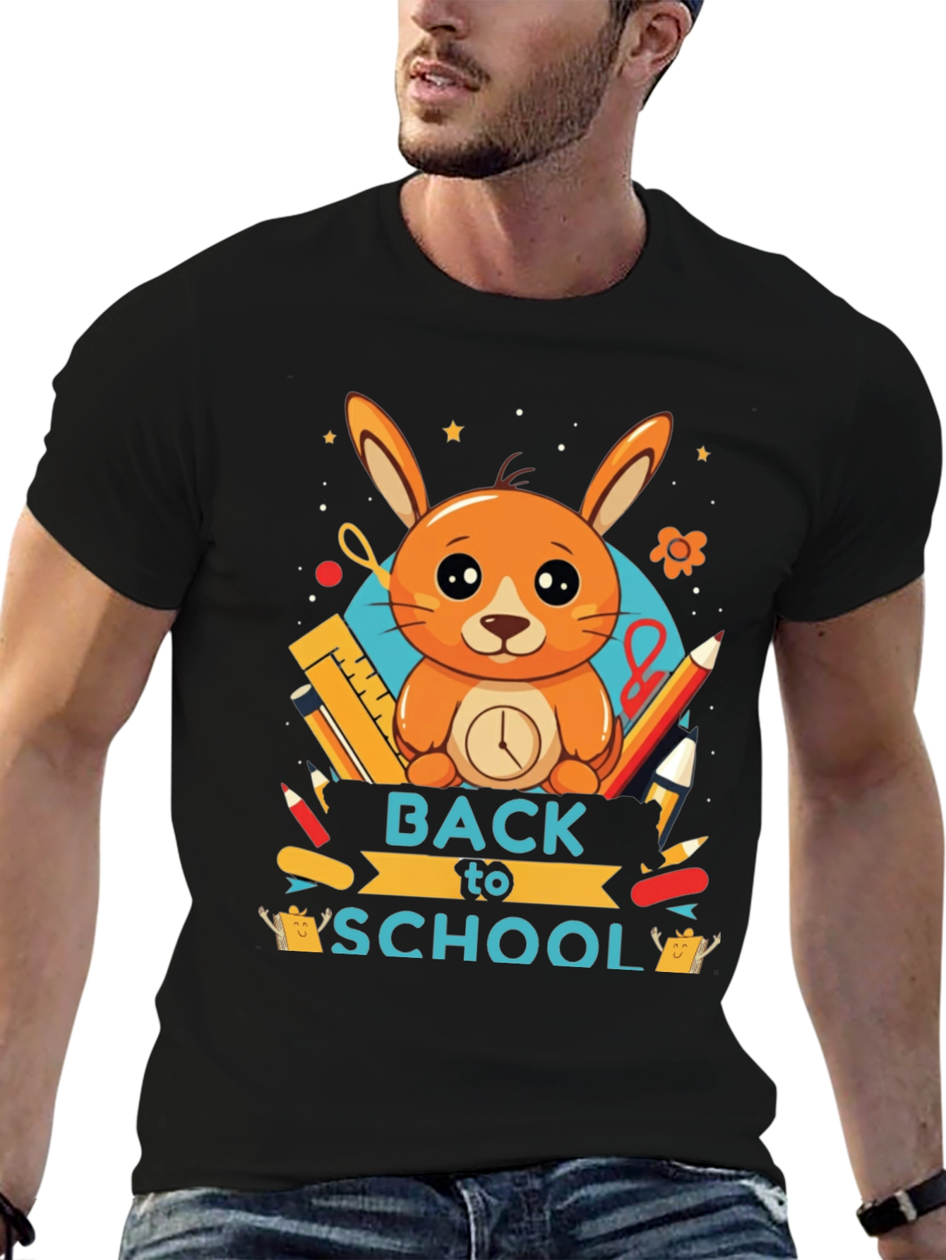 Back to School Rabbit T-Shirt