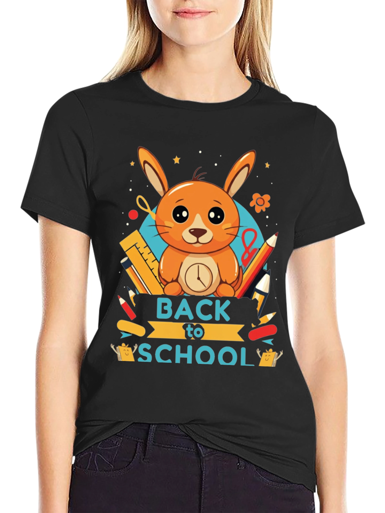 Back to School Rabbit T-Shirt