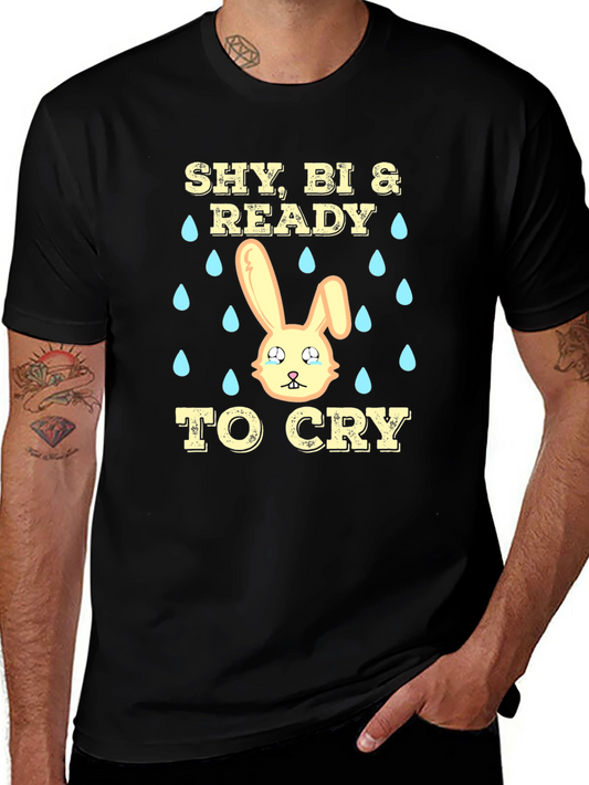 Shy Bi & Ready to Cry Graphic T-Shirt