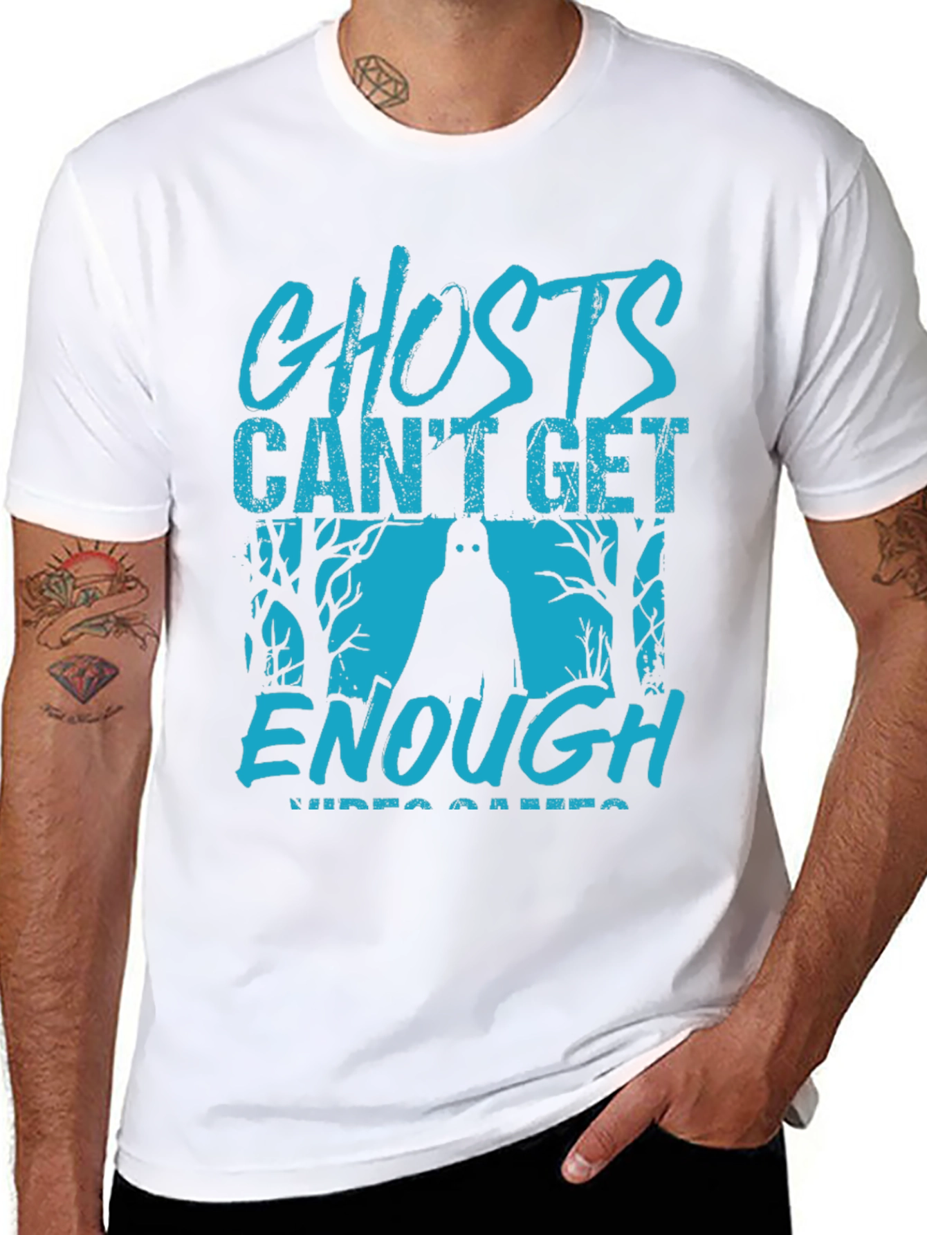 Ghosts Cant Get Enough Graphic Tee