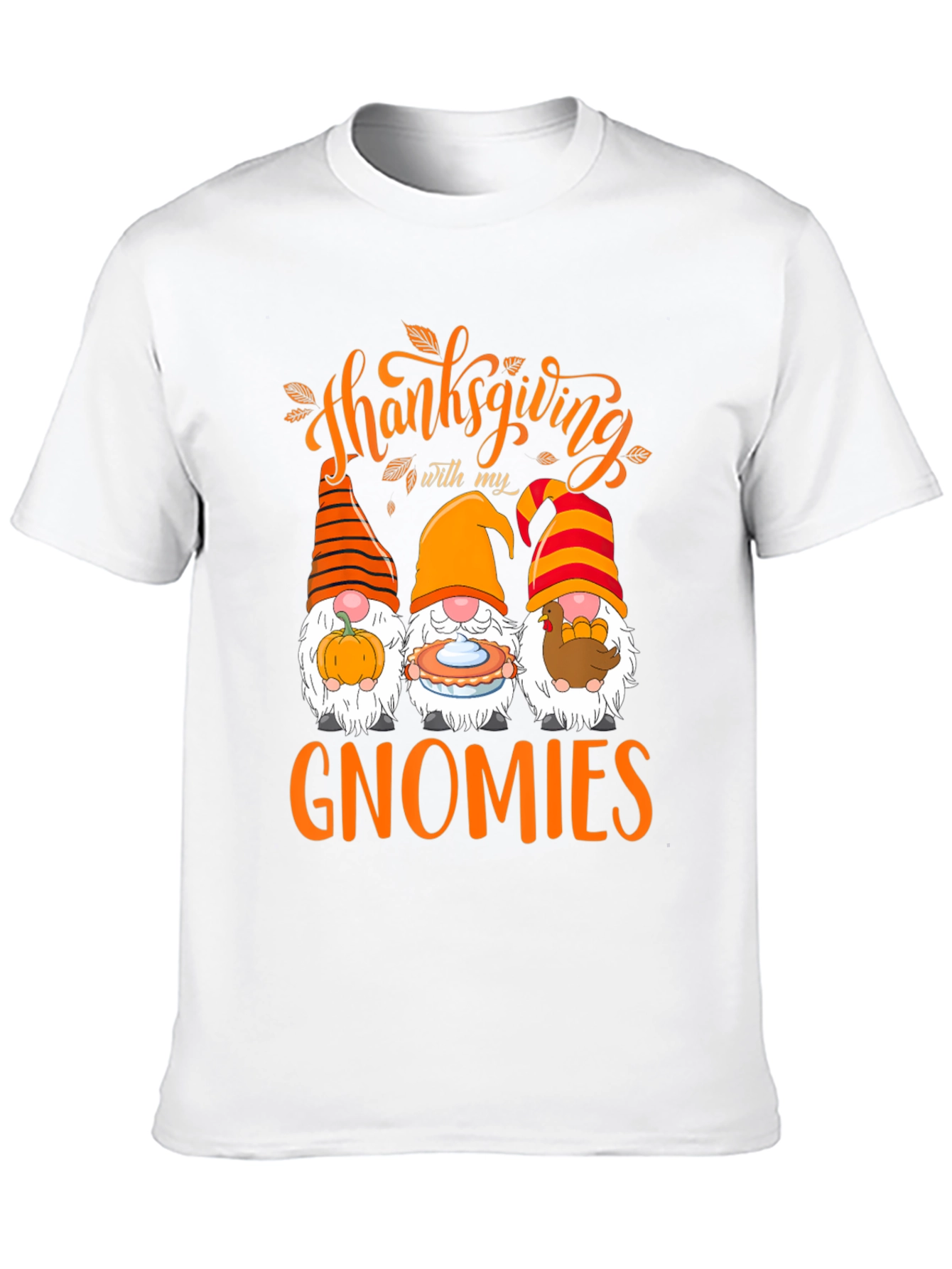 Thanksgiving Gnomies Graphic T-Shirt