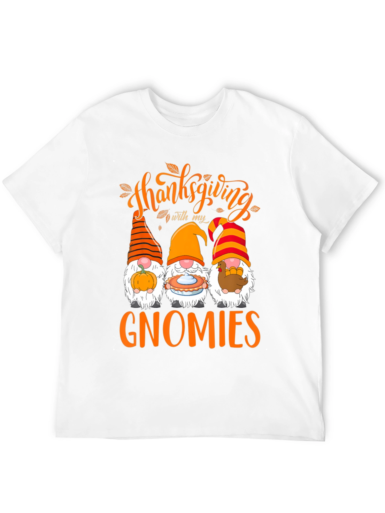 Thanksgiving Gnomies Graphic T-Shirt