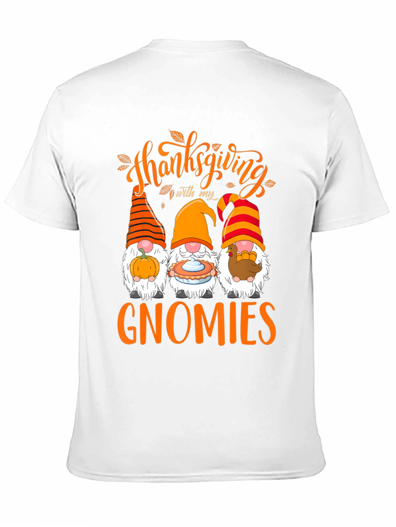 Thanksgiving Gnomies Graphic T-Shirt