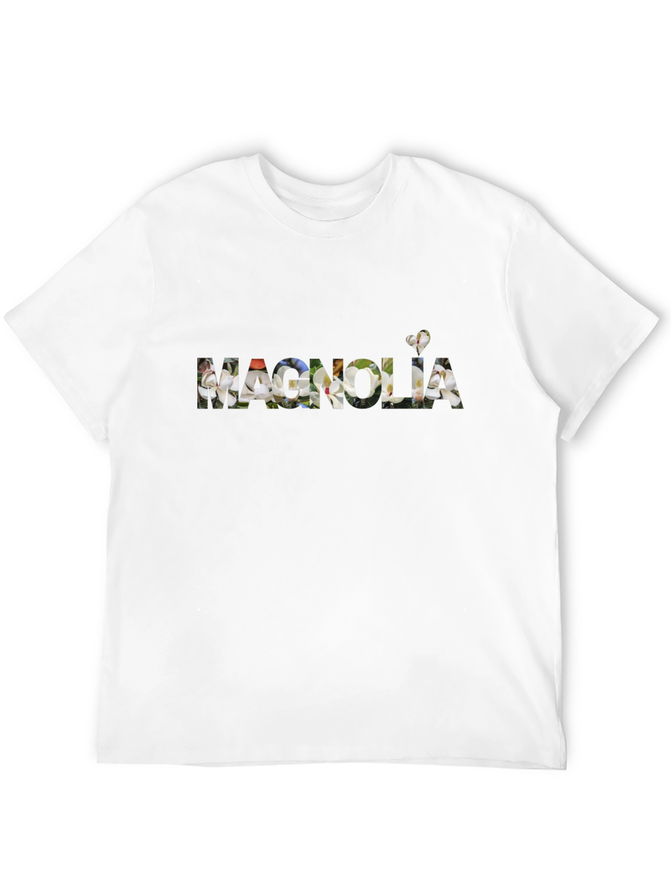 Magnolia Graphic Tee - Classic Black Cotton