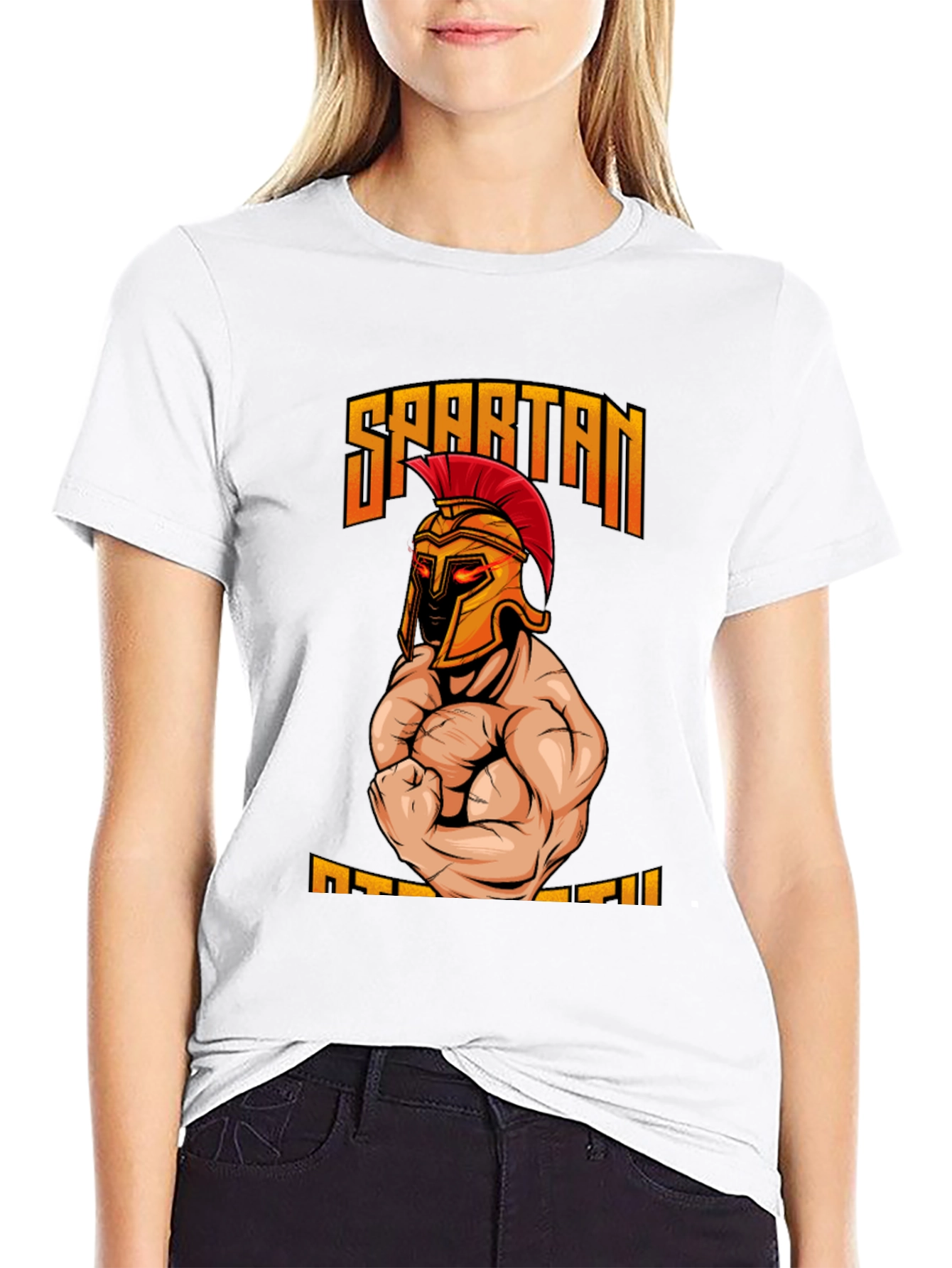 Spartan Strength Graphic T-Shirt - Gym Motivation
