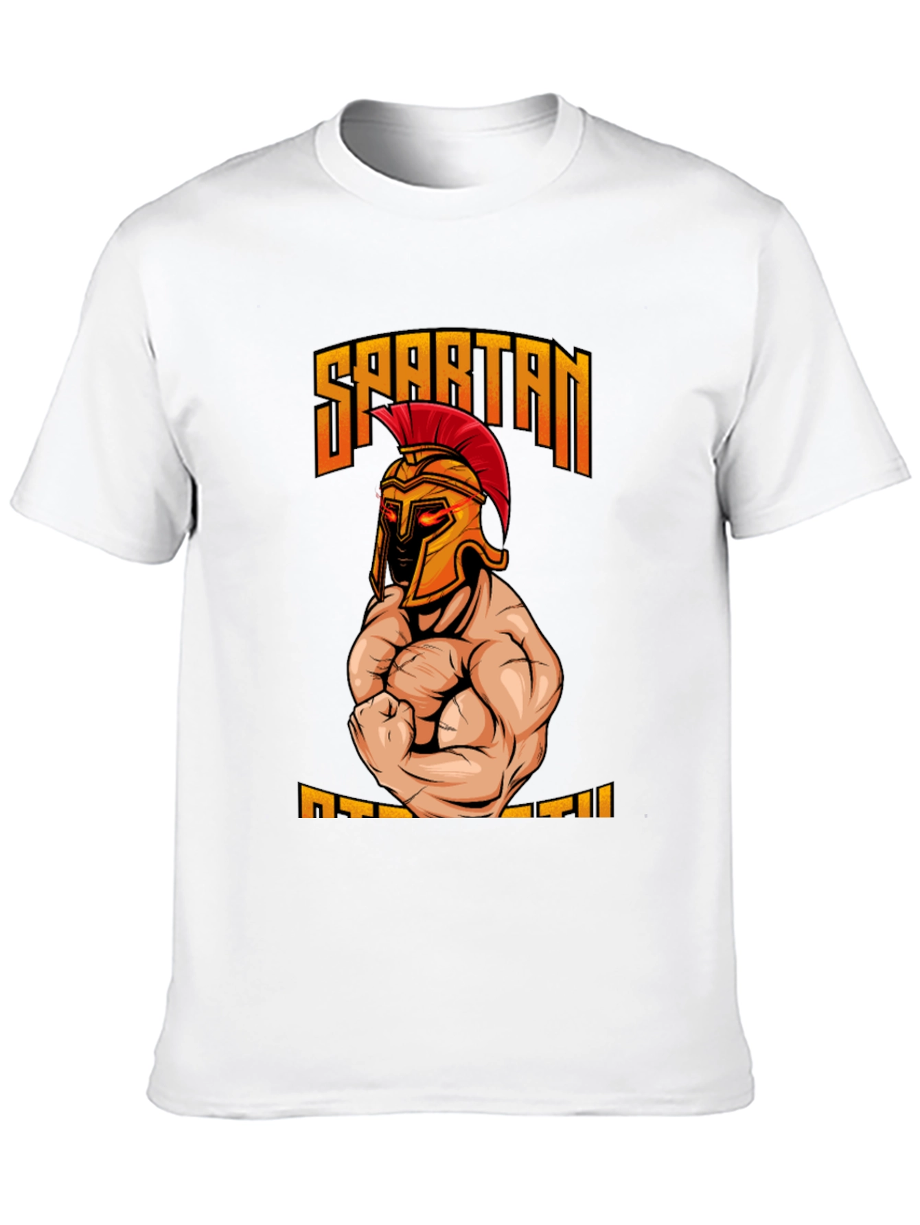 Spartan Strength Graphic T-Shirt - Gym Motivation