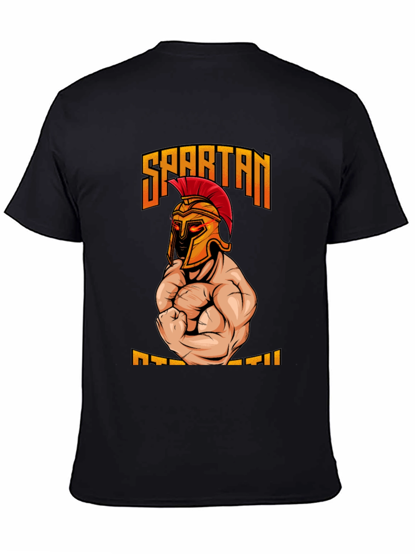 Spartan Strength Graphic T-Shirt - Gym Motivation