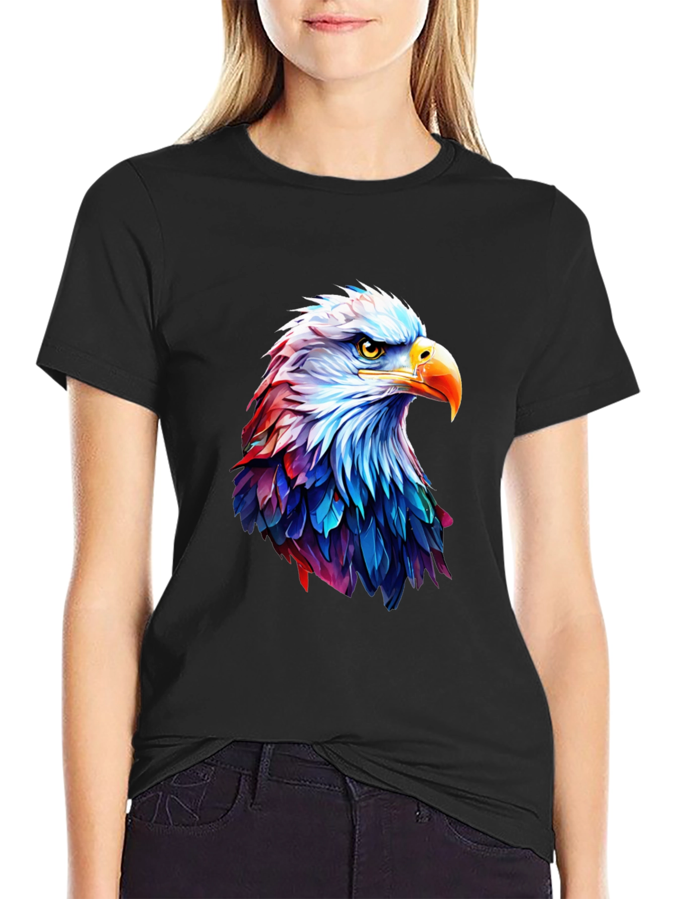 Eagle Graphic Black T-Shirt