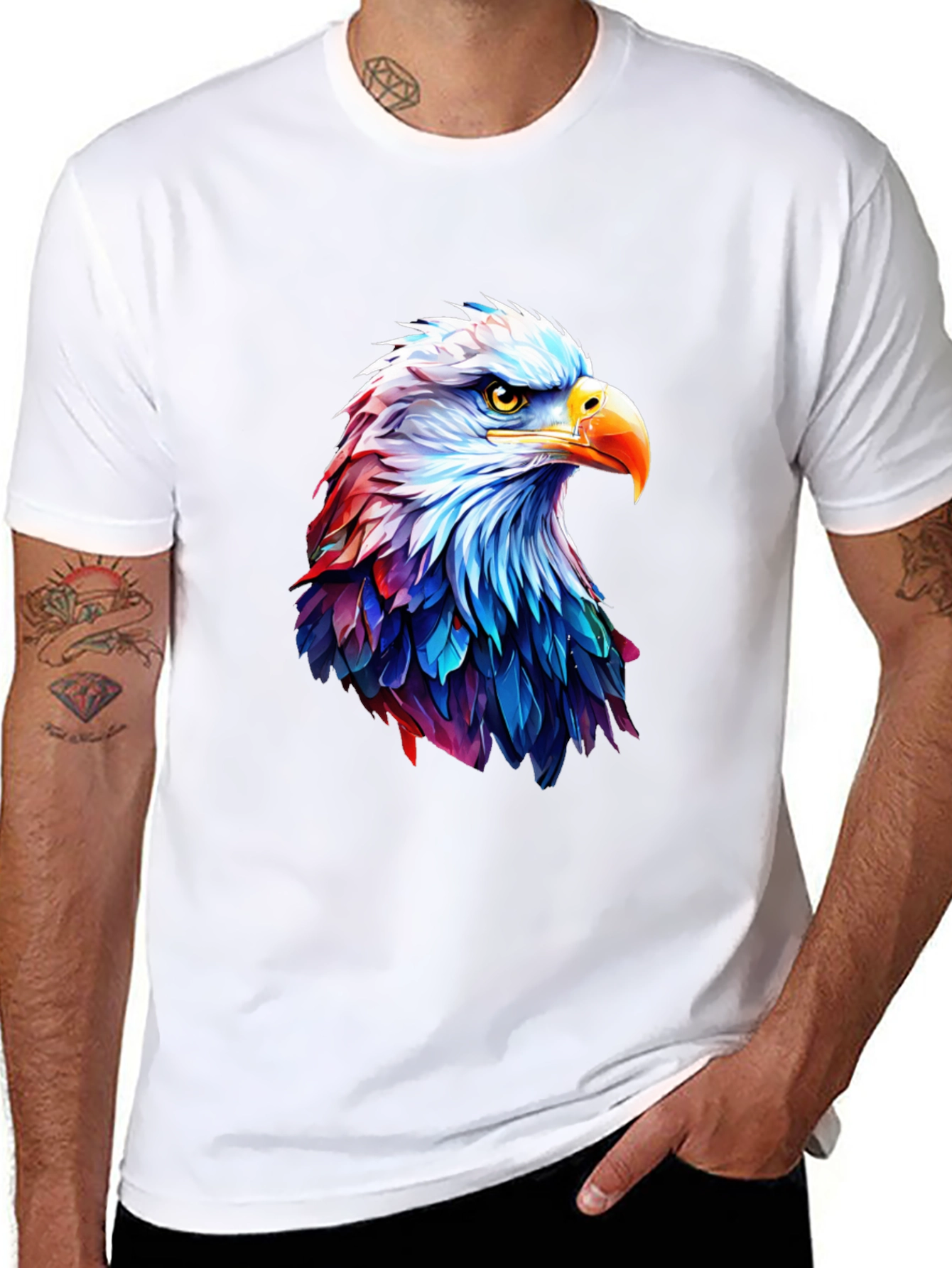 Eagle Graphic Black T-Shirt