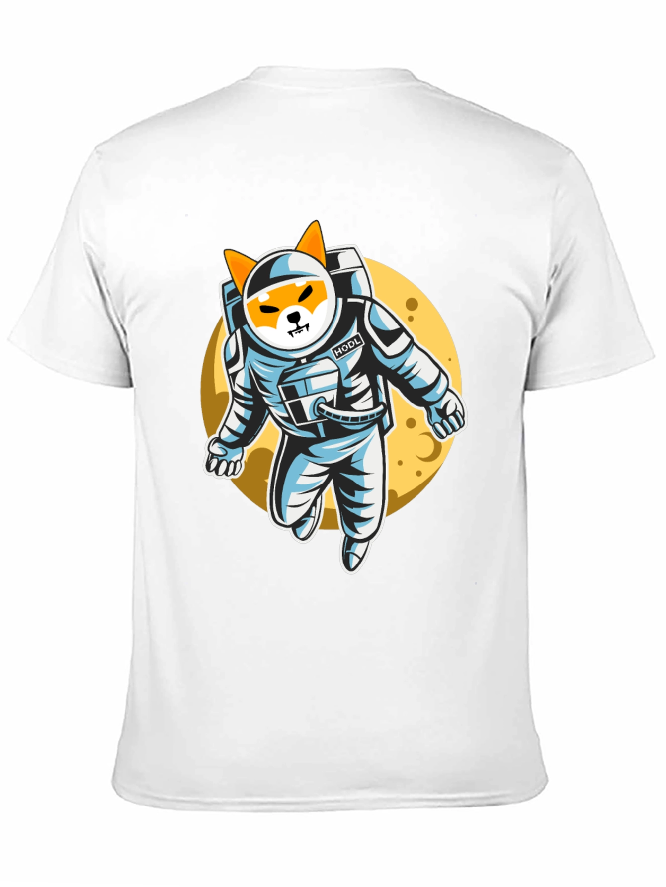 Shiba Inu Astronaut Black T-Shirt