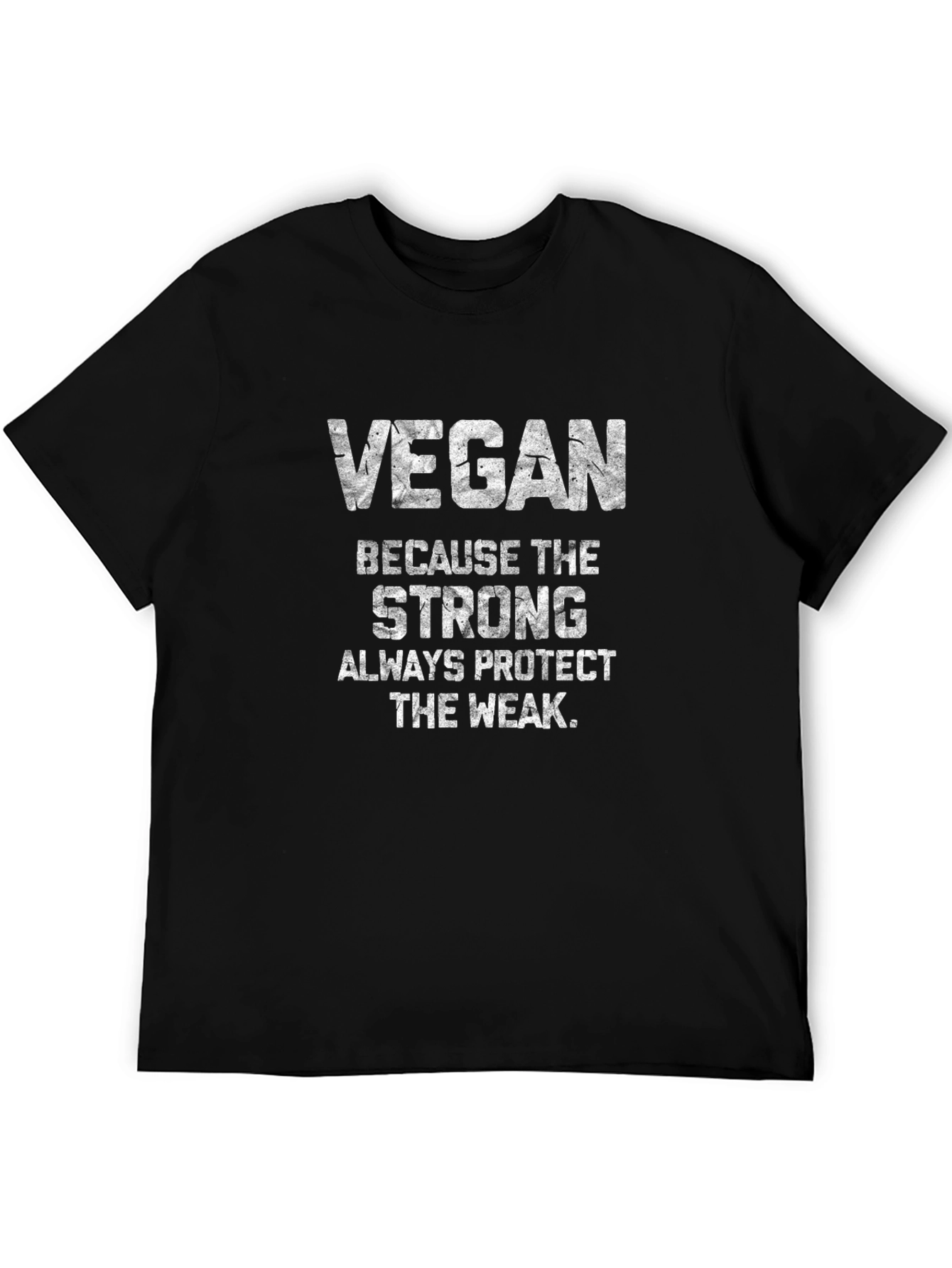 Vegan Strength T-Shirt - Protect The Weak