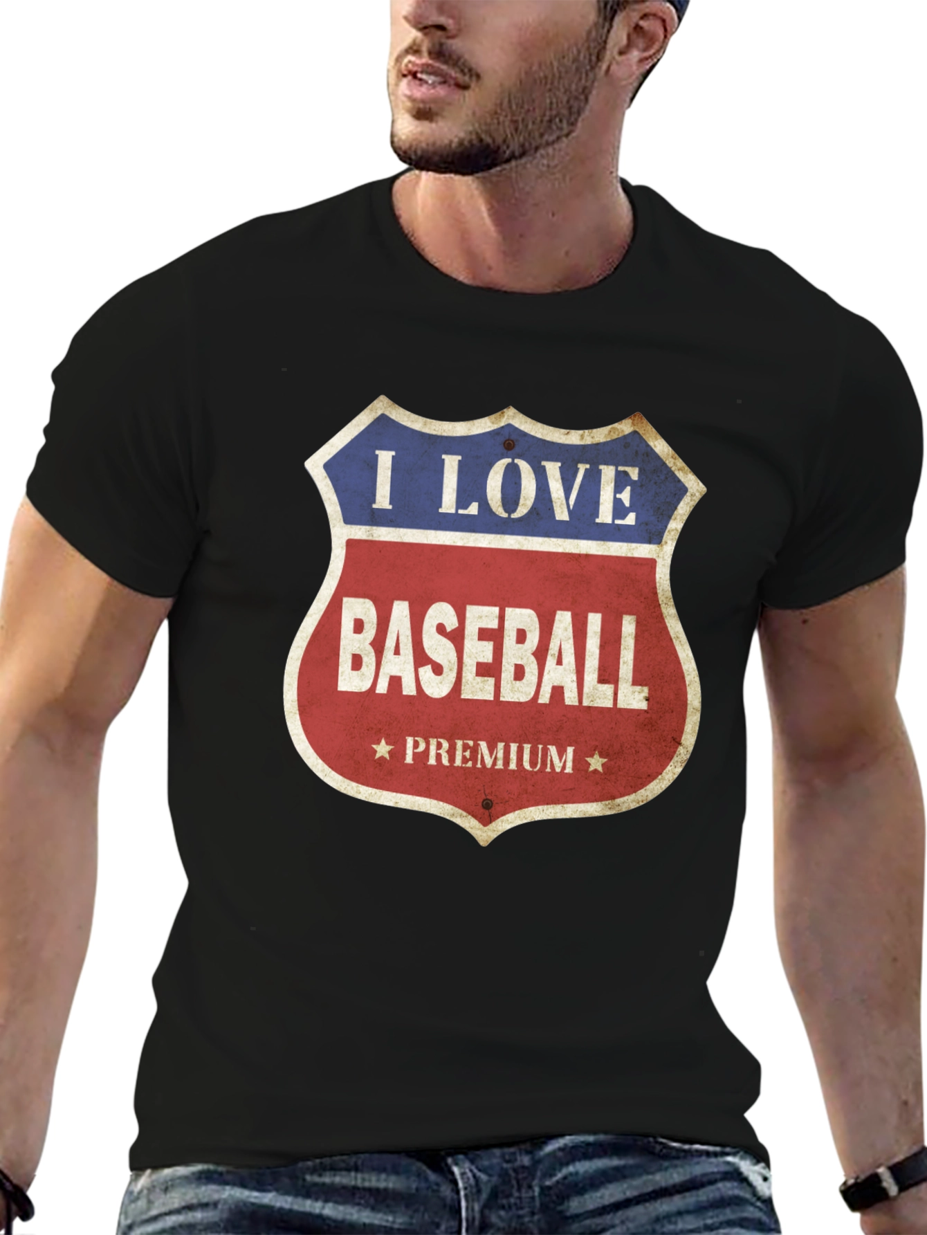 I Love Baseball Premium T-Shirt