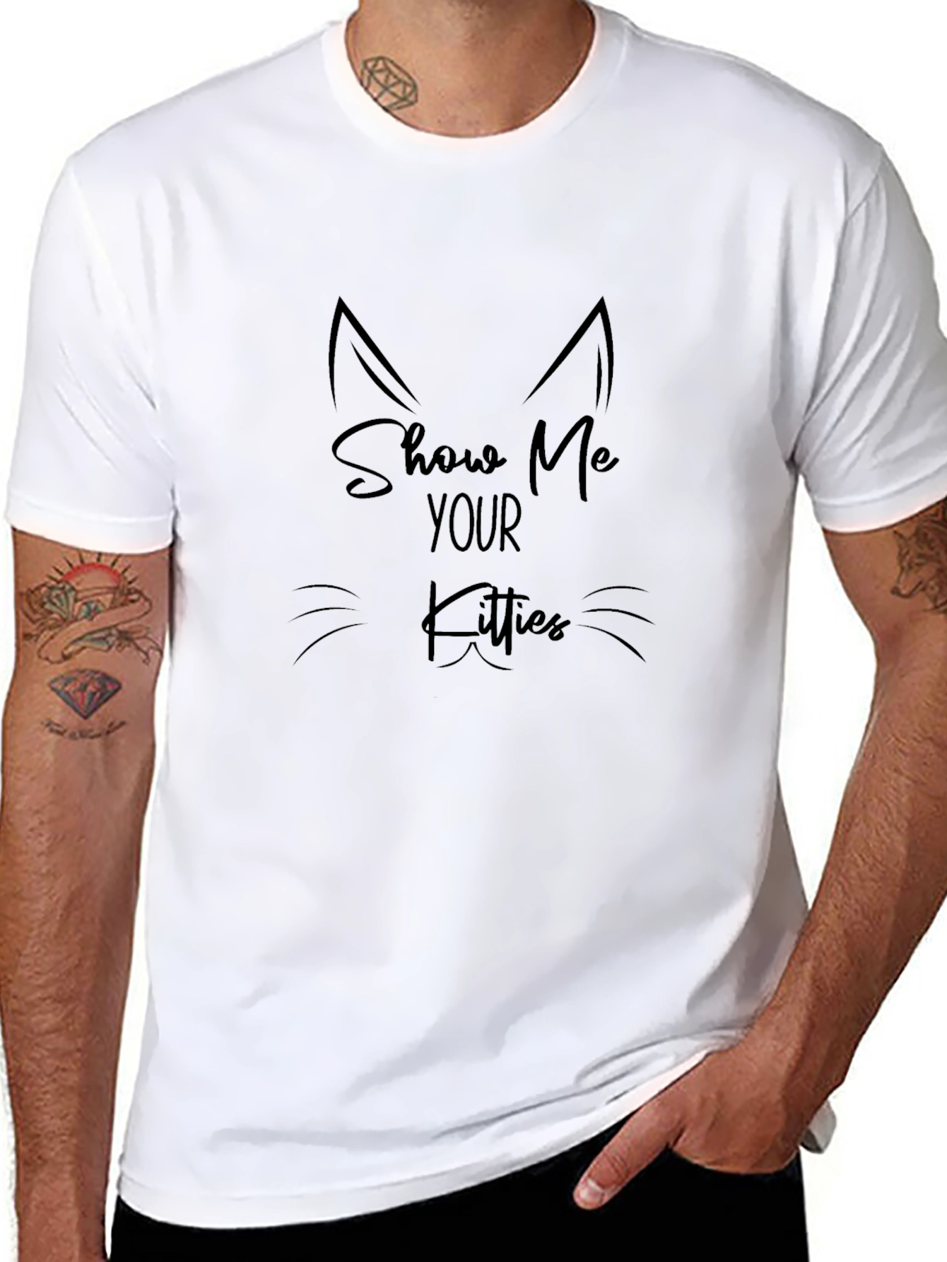 Show Me Your Kitties T-Shirt - Cat Lover Tee