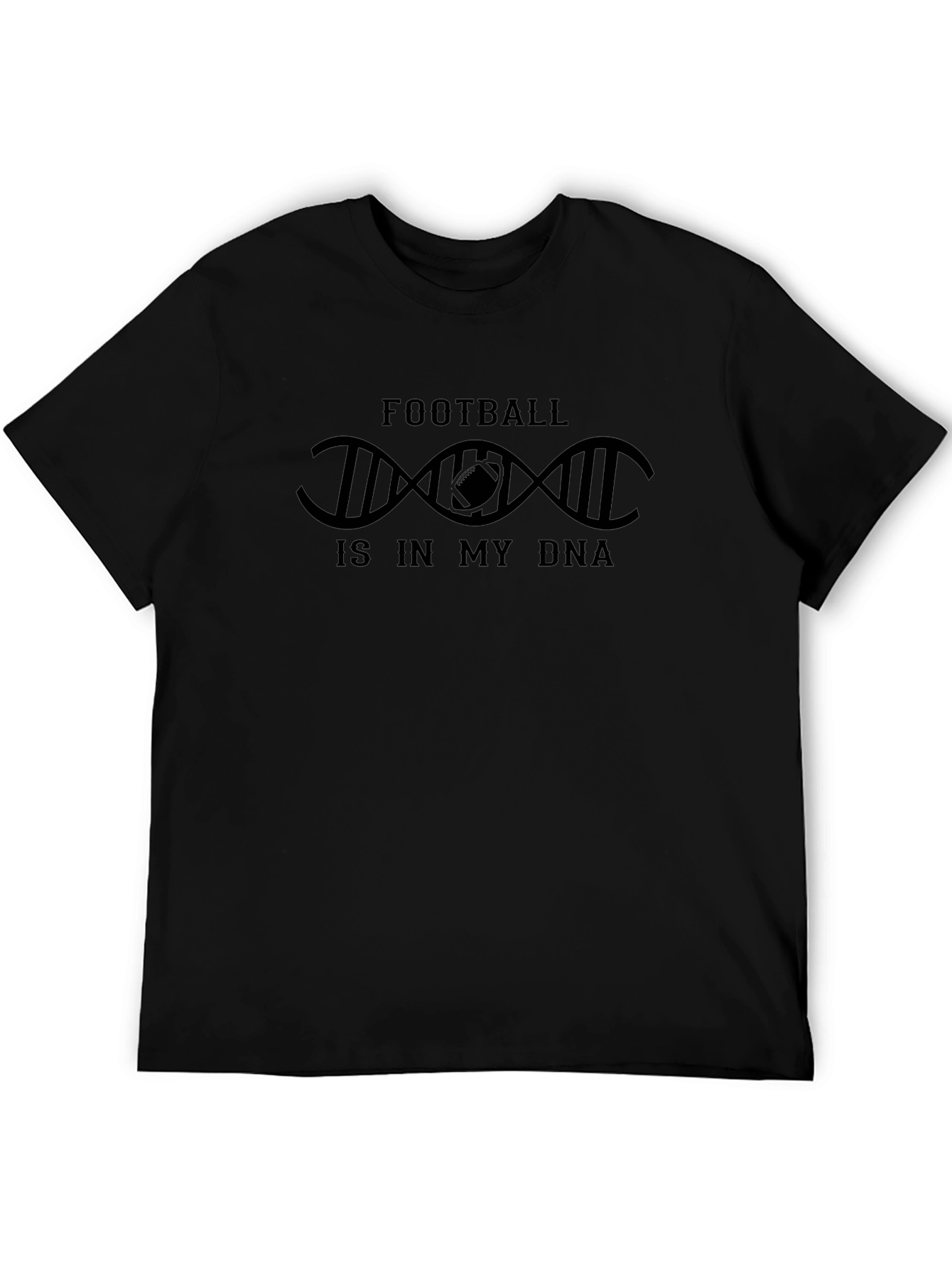 Football DNA Graphic Tee - Soft Cotton T-Shirt