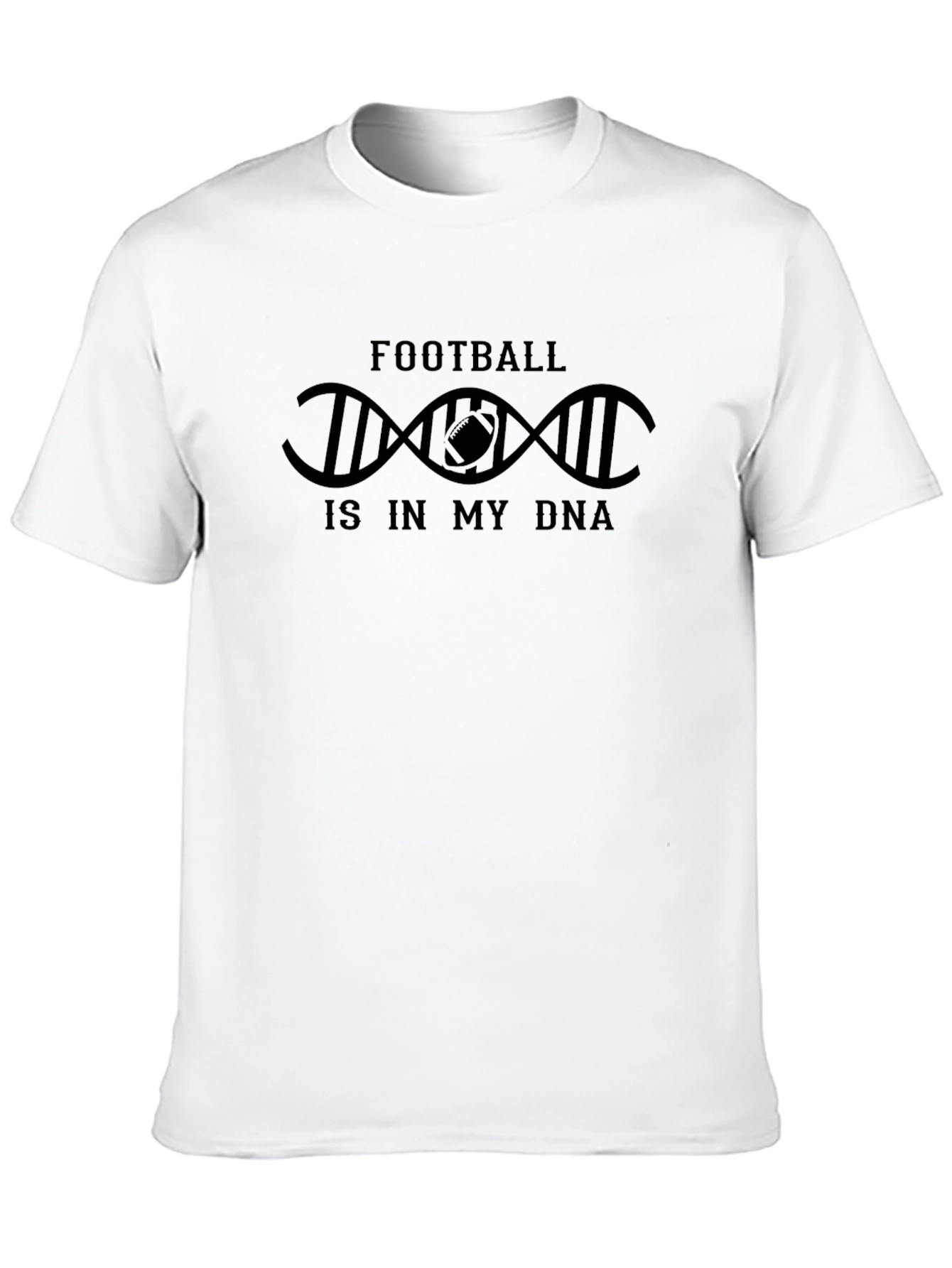 Football DNA Graphic Tee - Soft Cotton T-Shirt