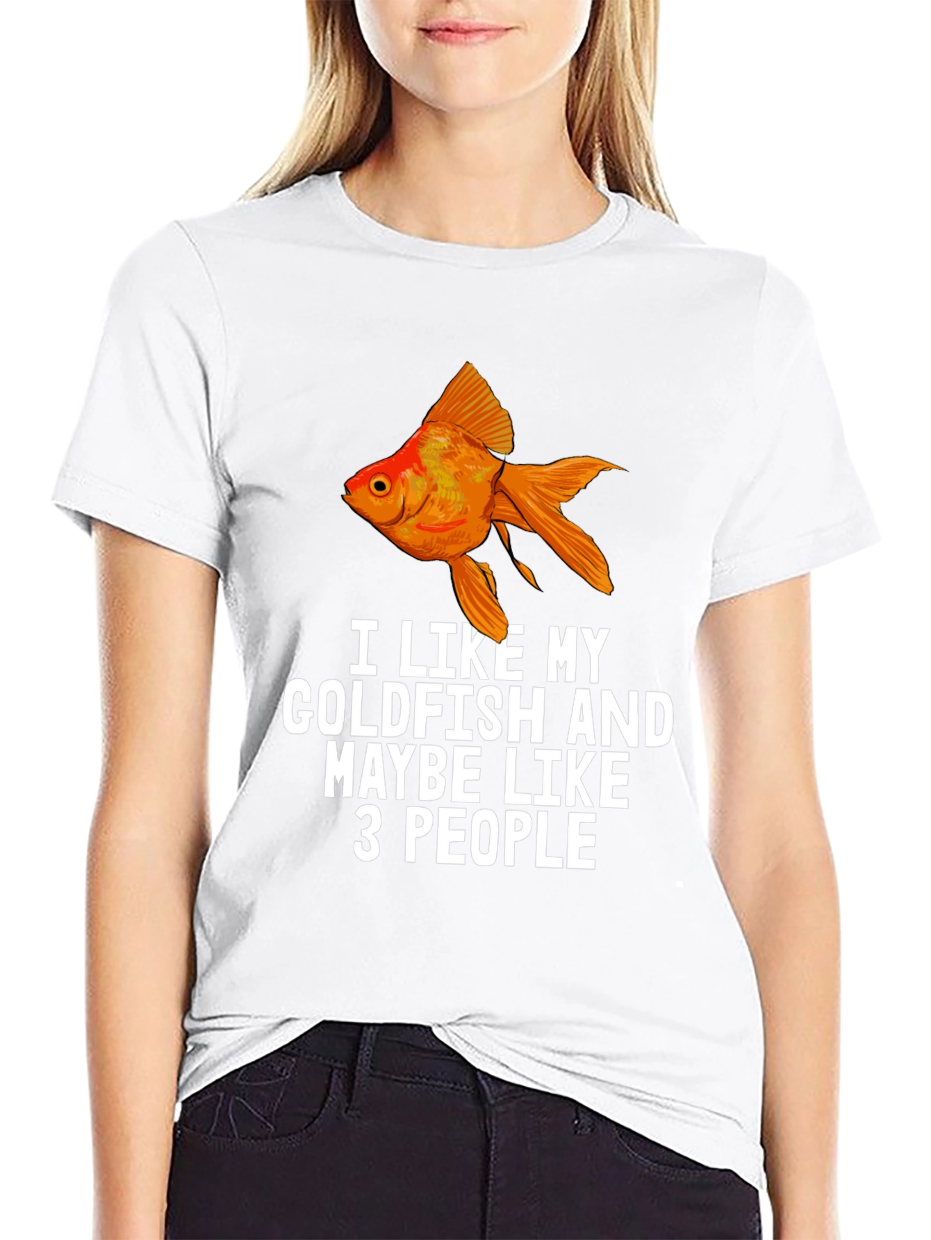 I Like My Goldfish Funny Graphic T-Shirt