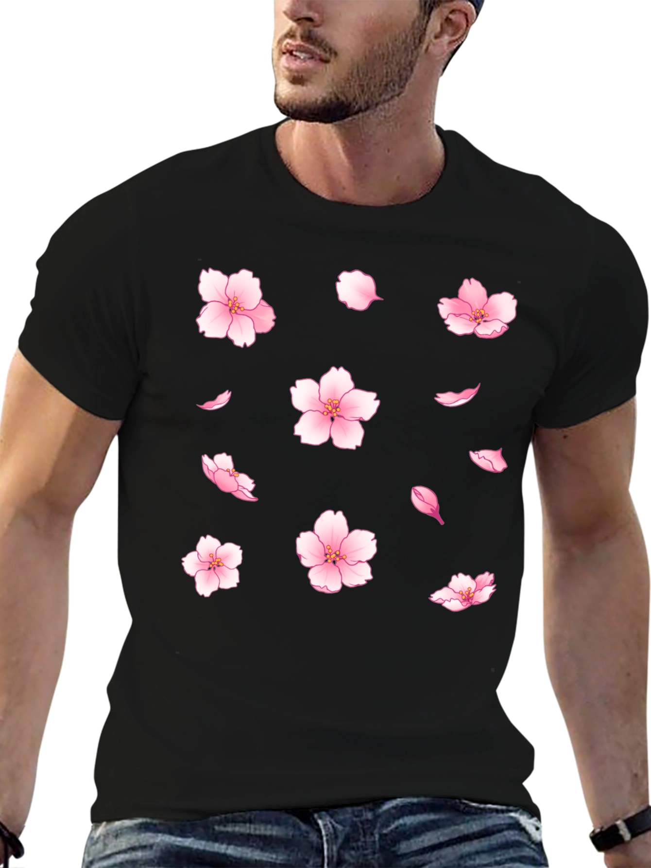 Cherry Blossom T-Shirt - Stylish Floral Design