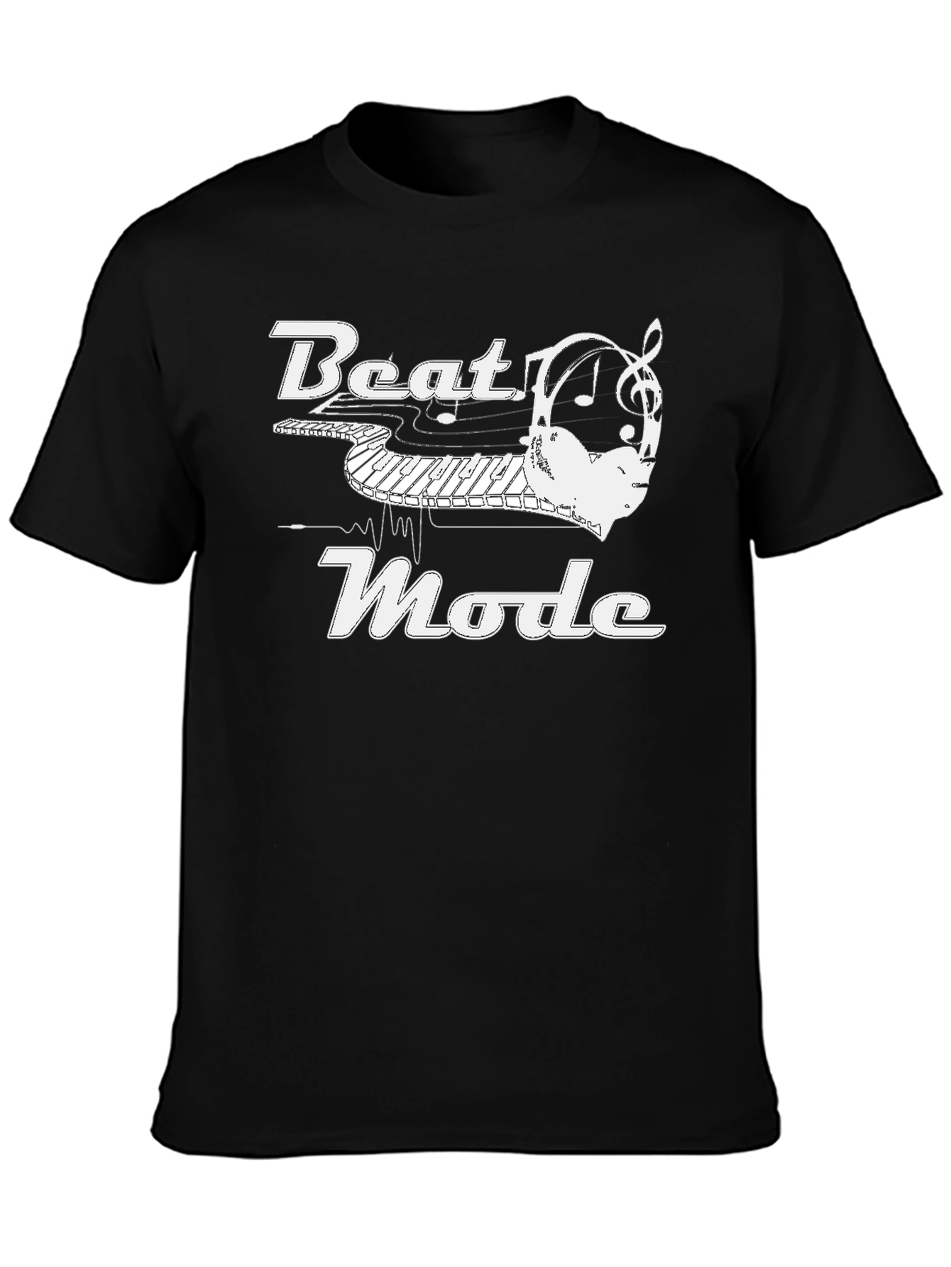 Beat Mode Graphic T-Shirt - Music Lover Tee