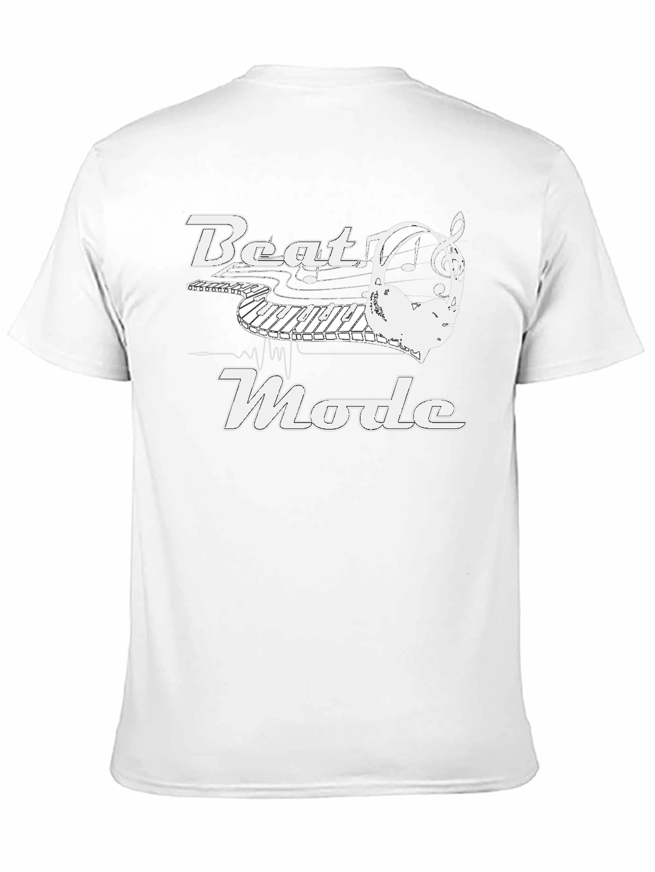 Beat Mode Graphic T-Shirt - Music Lover Tee