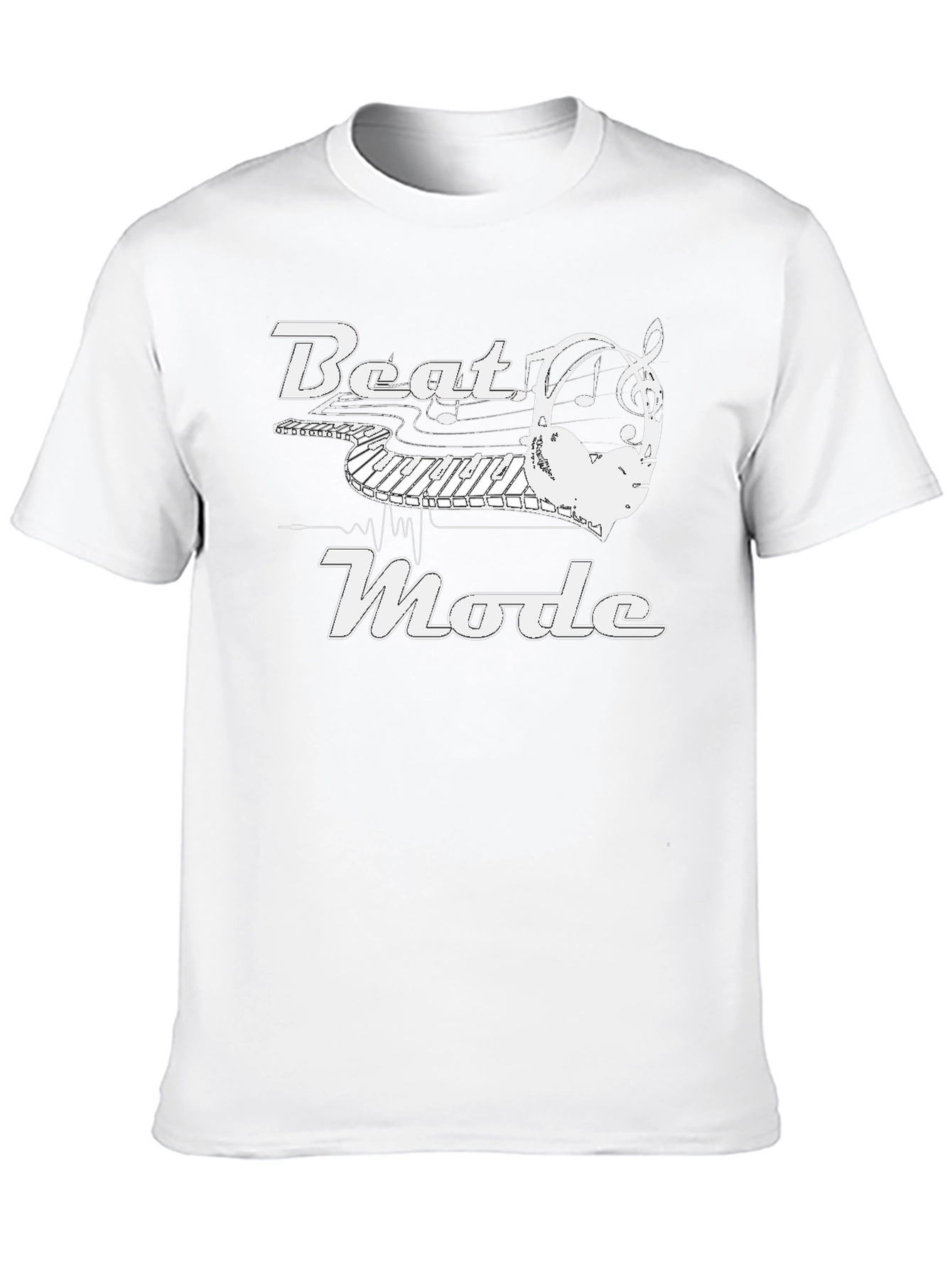 Beat Mode Graphic T-Shirt - Music Lover Tee