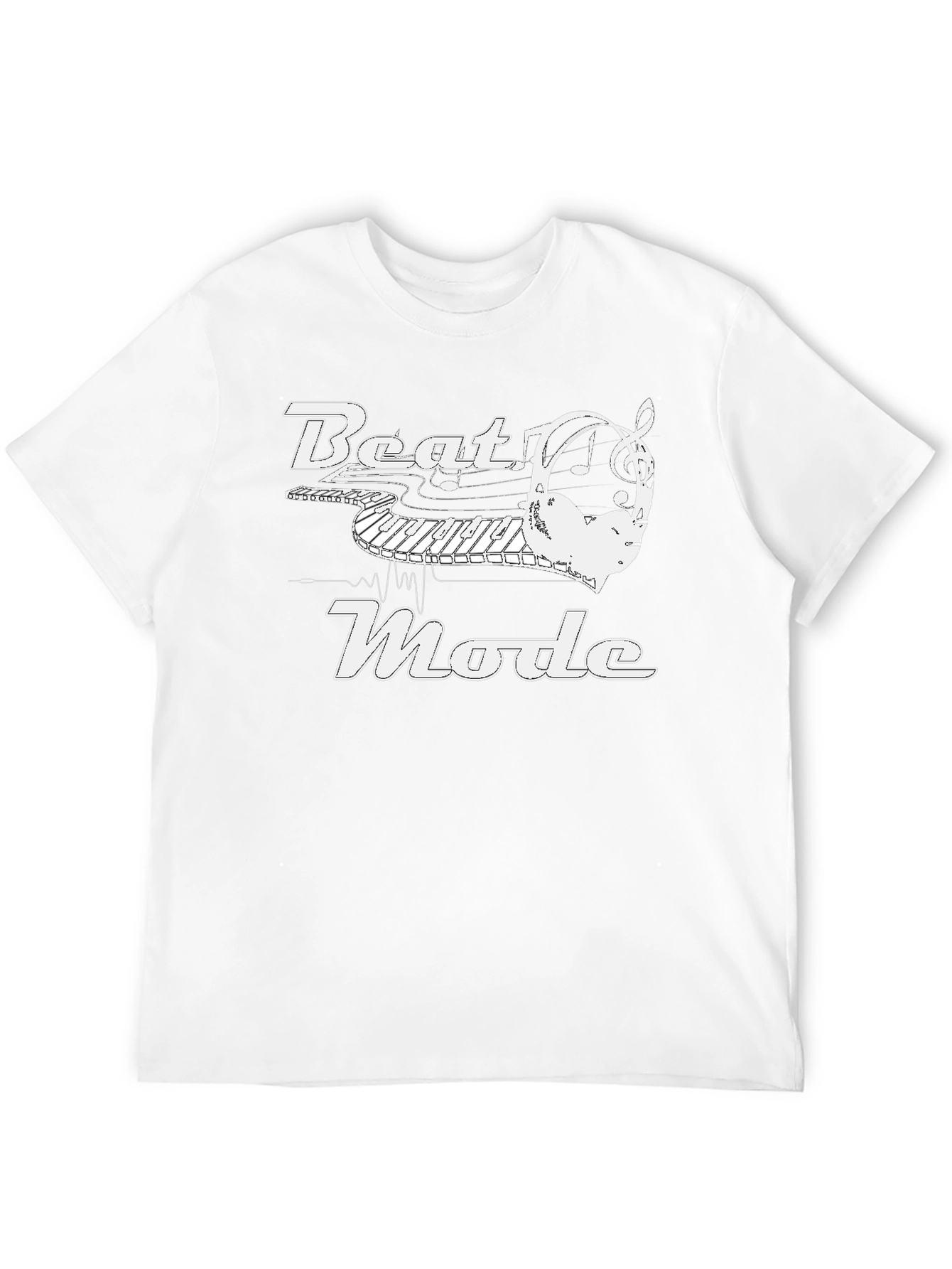 Beat Mode Graphic T-Shirt - Music Lover Tee