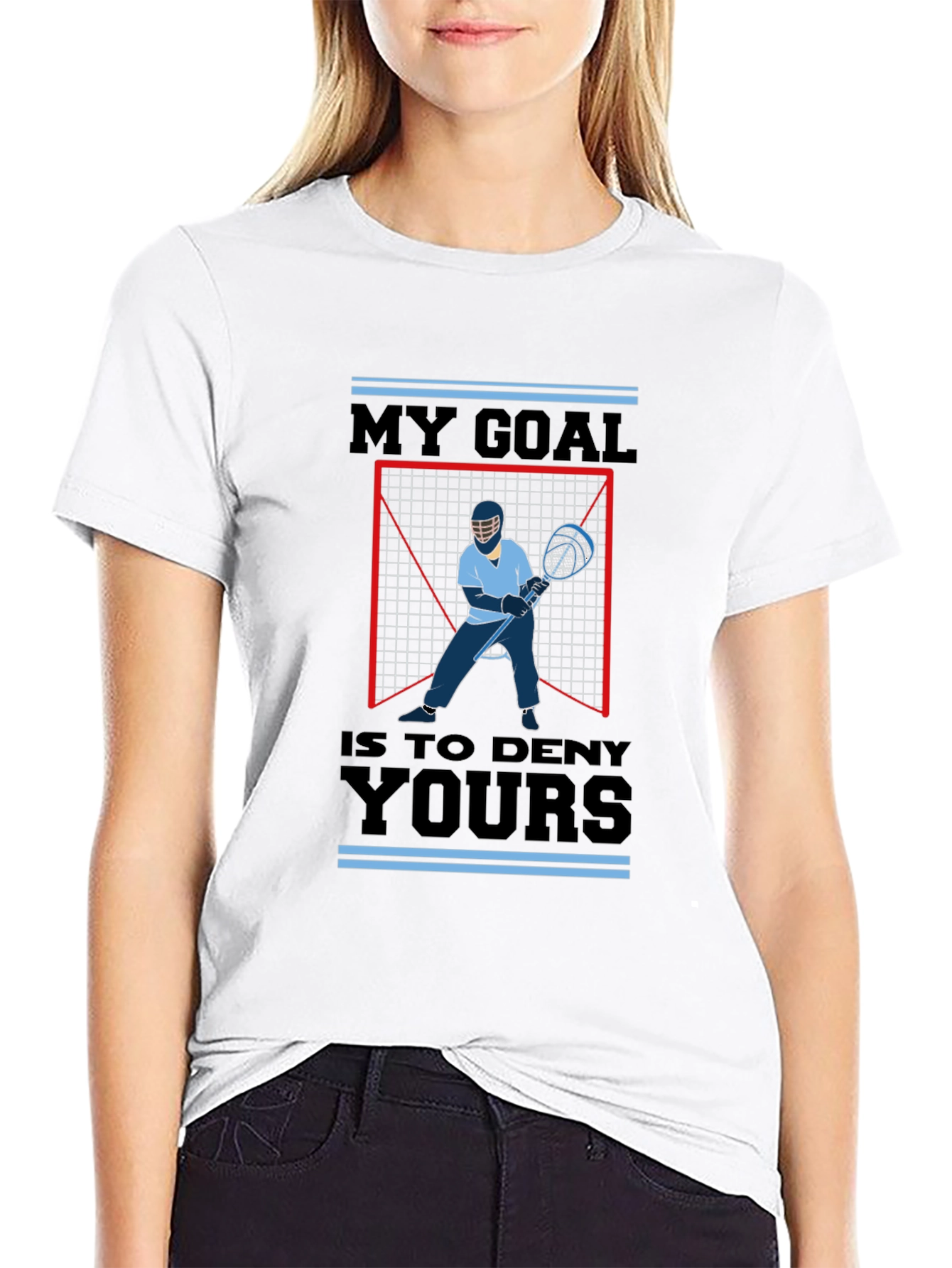 Lacrosse Goalie Graphic T-Shirt