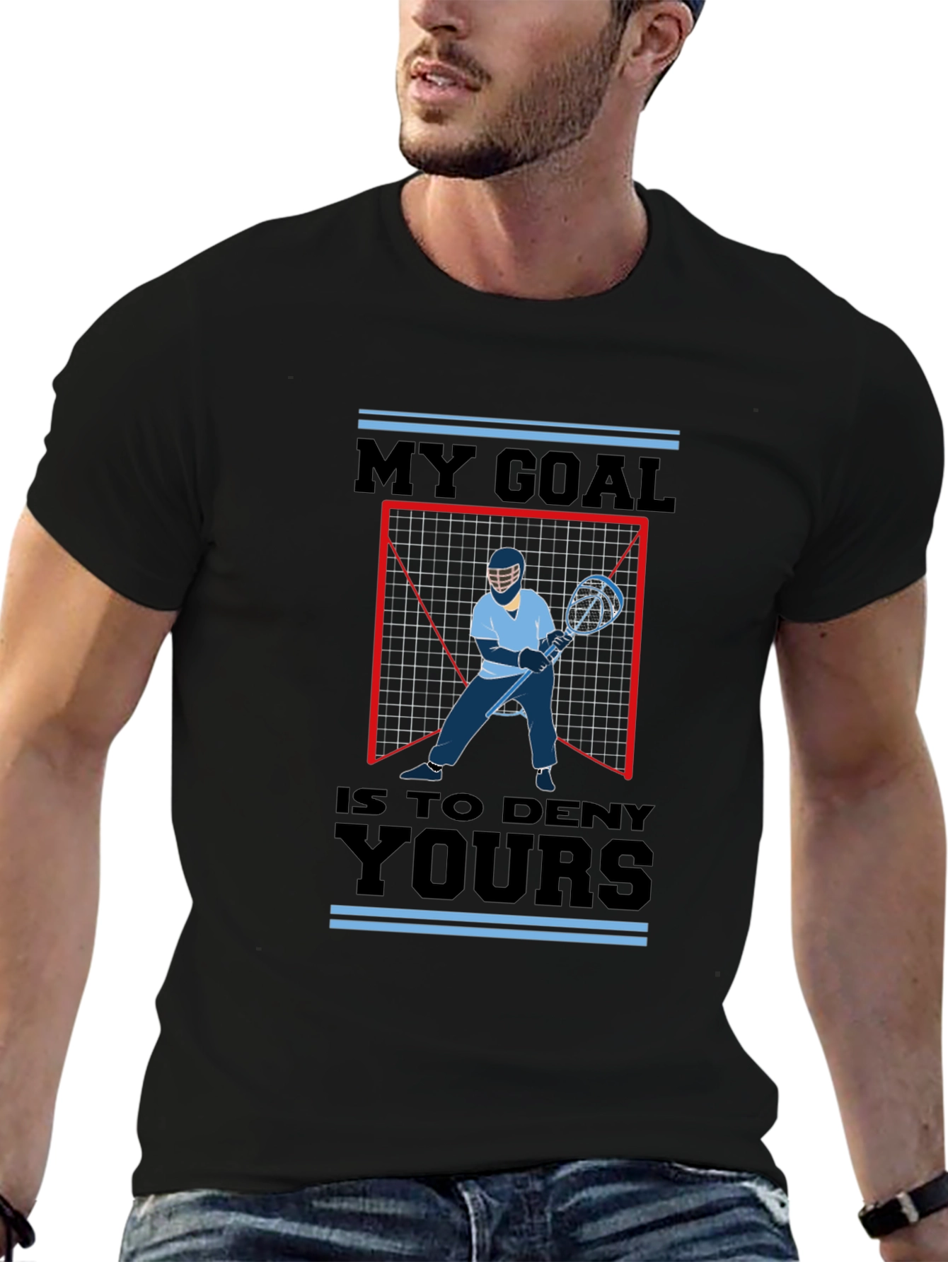 Lacrosse Goalie Graphic T-Shirt