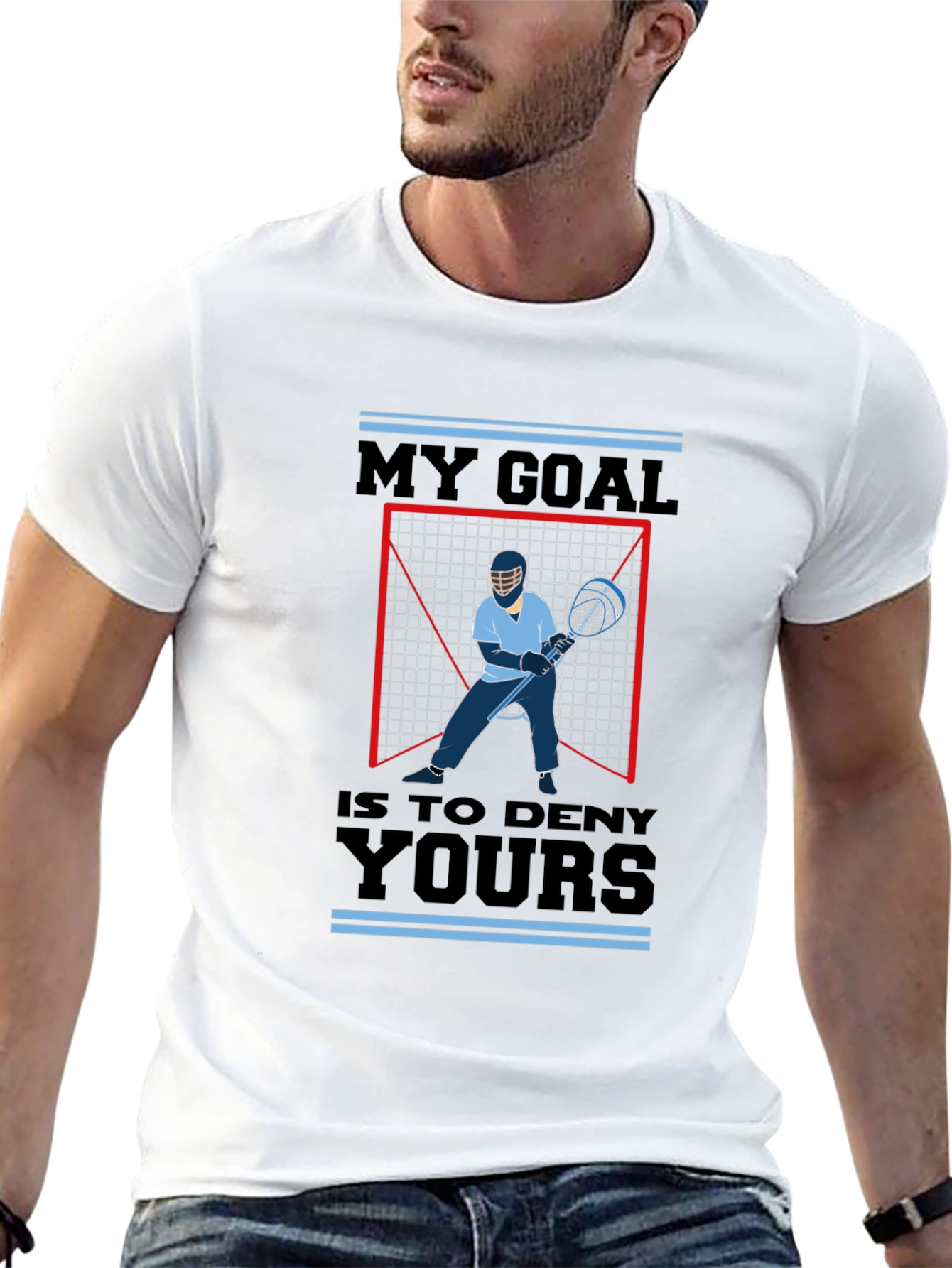 Lacrosse Goalie Graphic T-Shirt