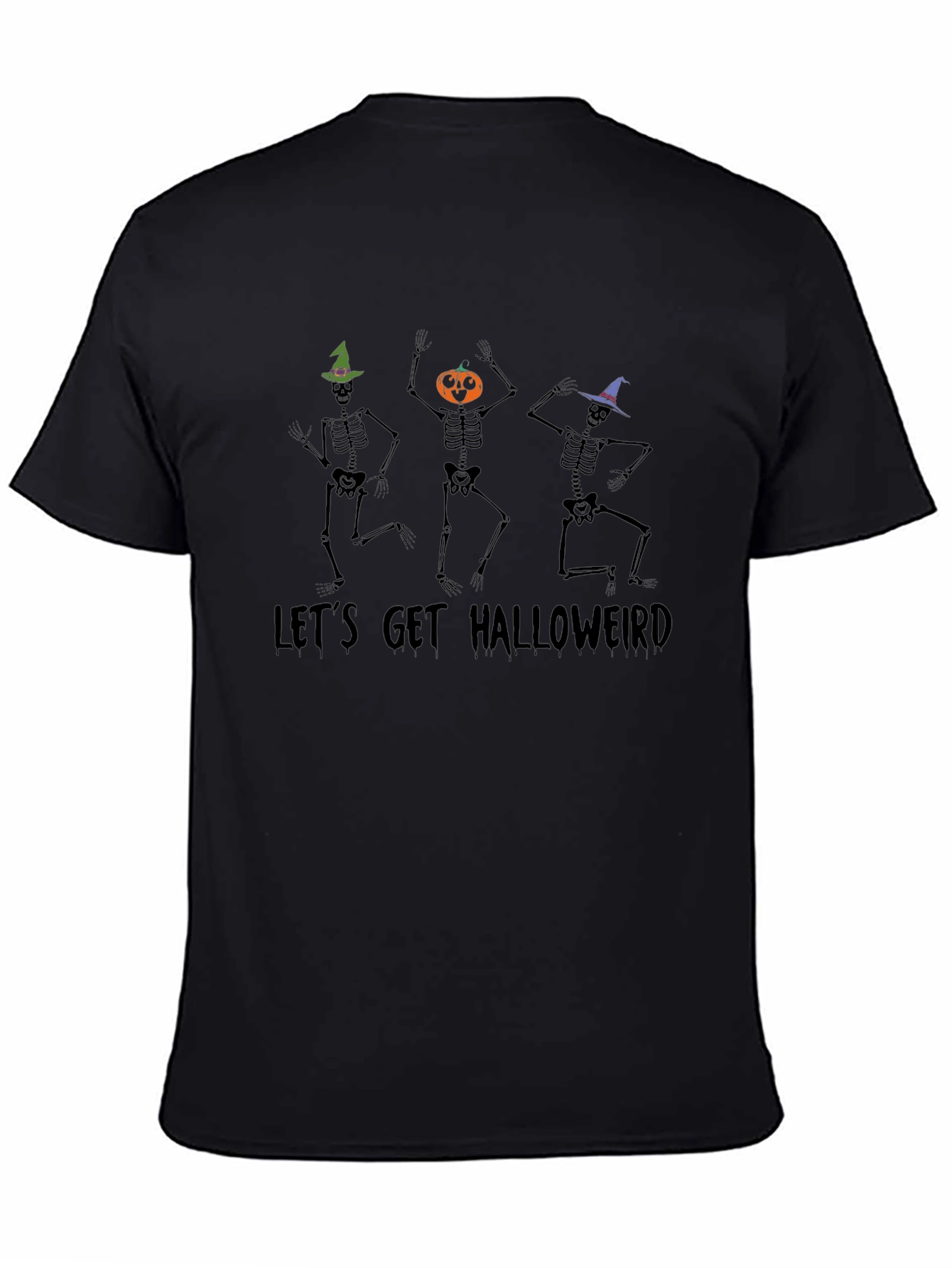 Lets Get Halloweird Skeleton Graphic Tee
