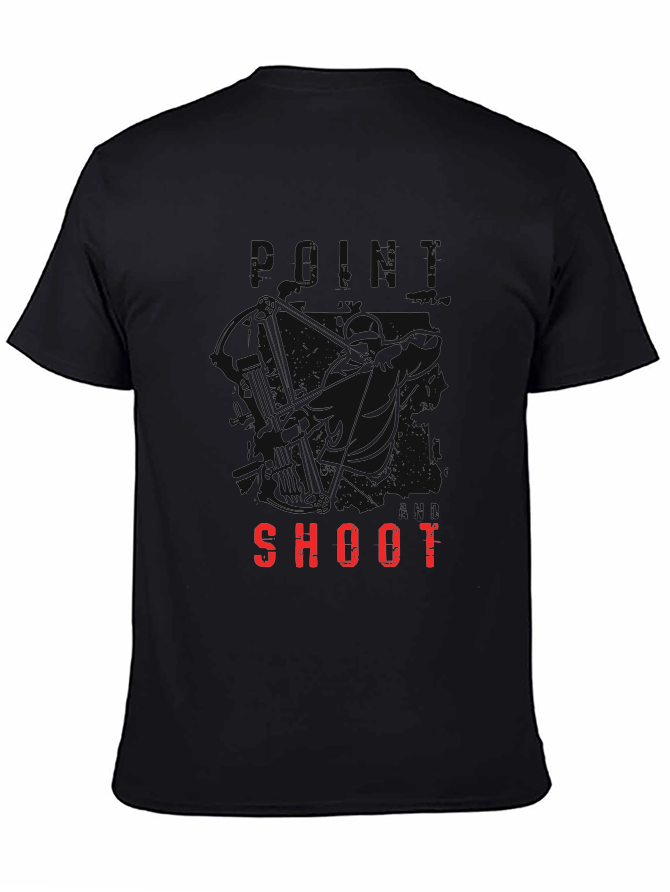 Black Point Aim Shoot Graphic T-Shirt