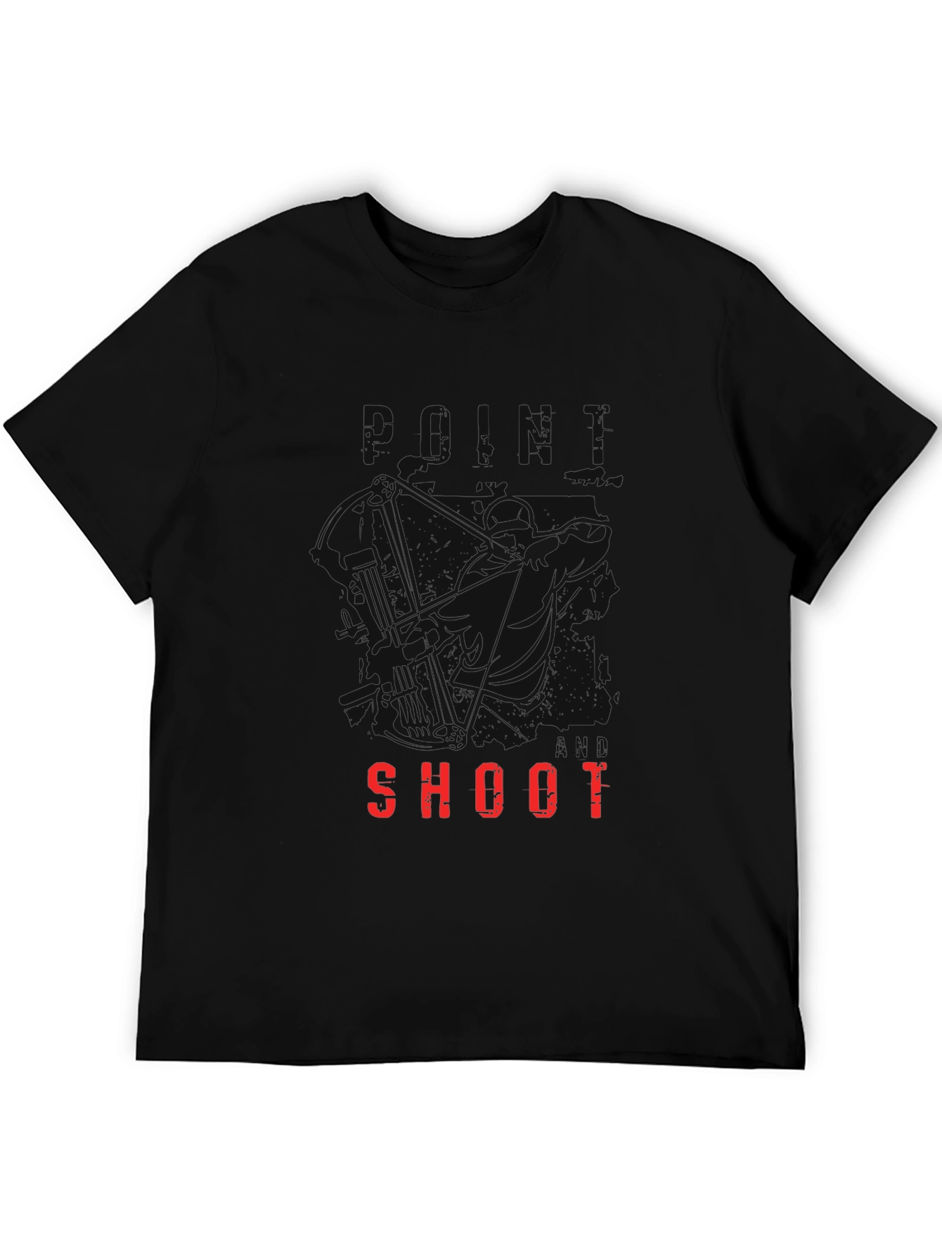 Black Point Aim Shoot Graphic T-Shirt