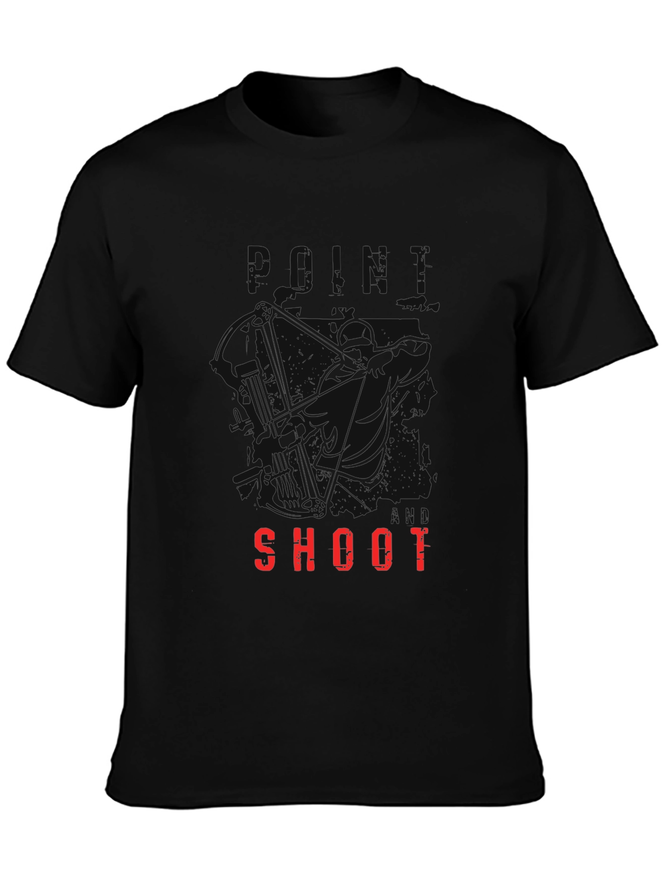 Black Point Aim Shoot Graphic T-Shirt
