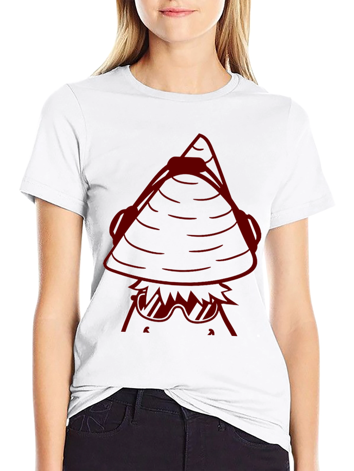 Illuminati Inspired Graphic Tee - Black Cotton Blend T-Shirt