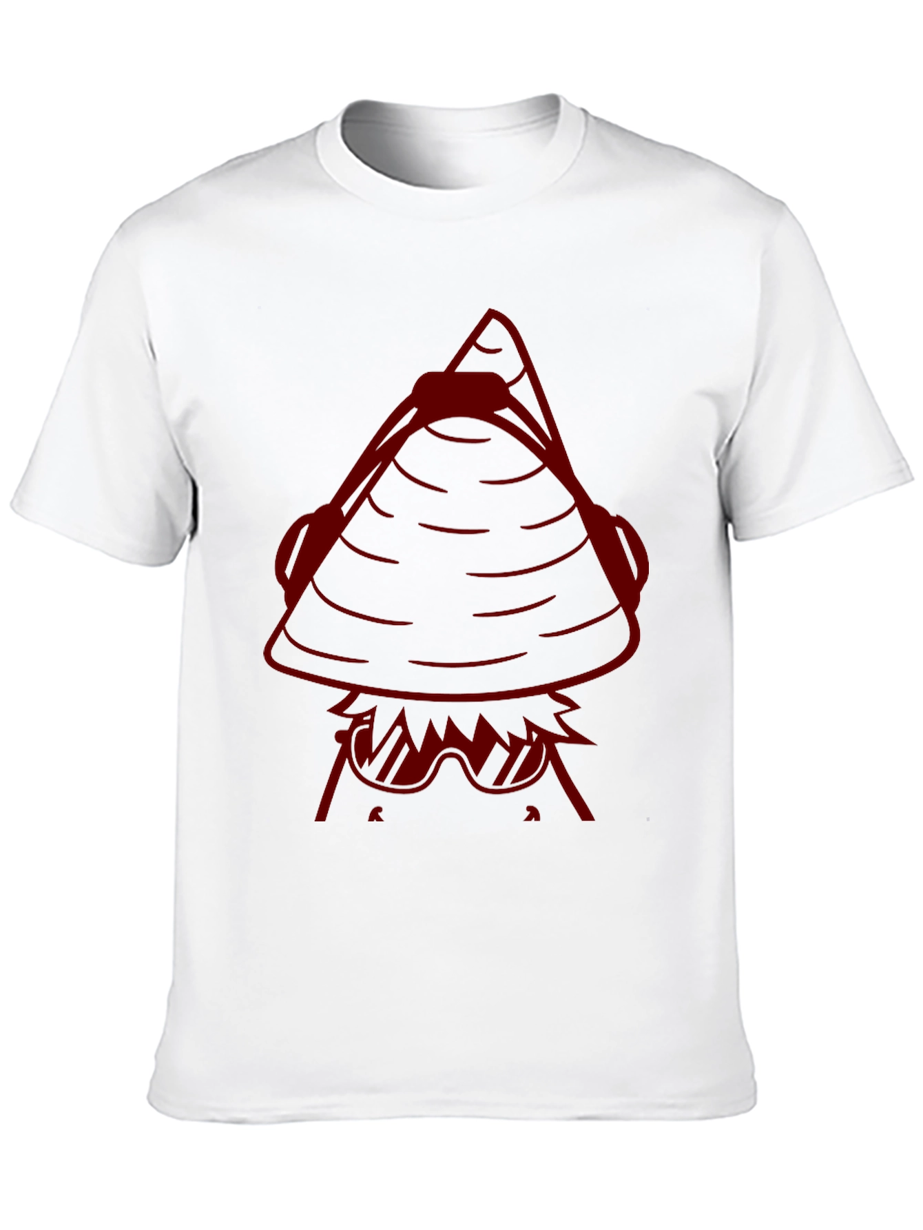 Illuminati Inspired Graphic Tee - Black Cotton Blend T-Shirt