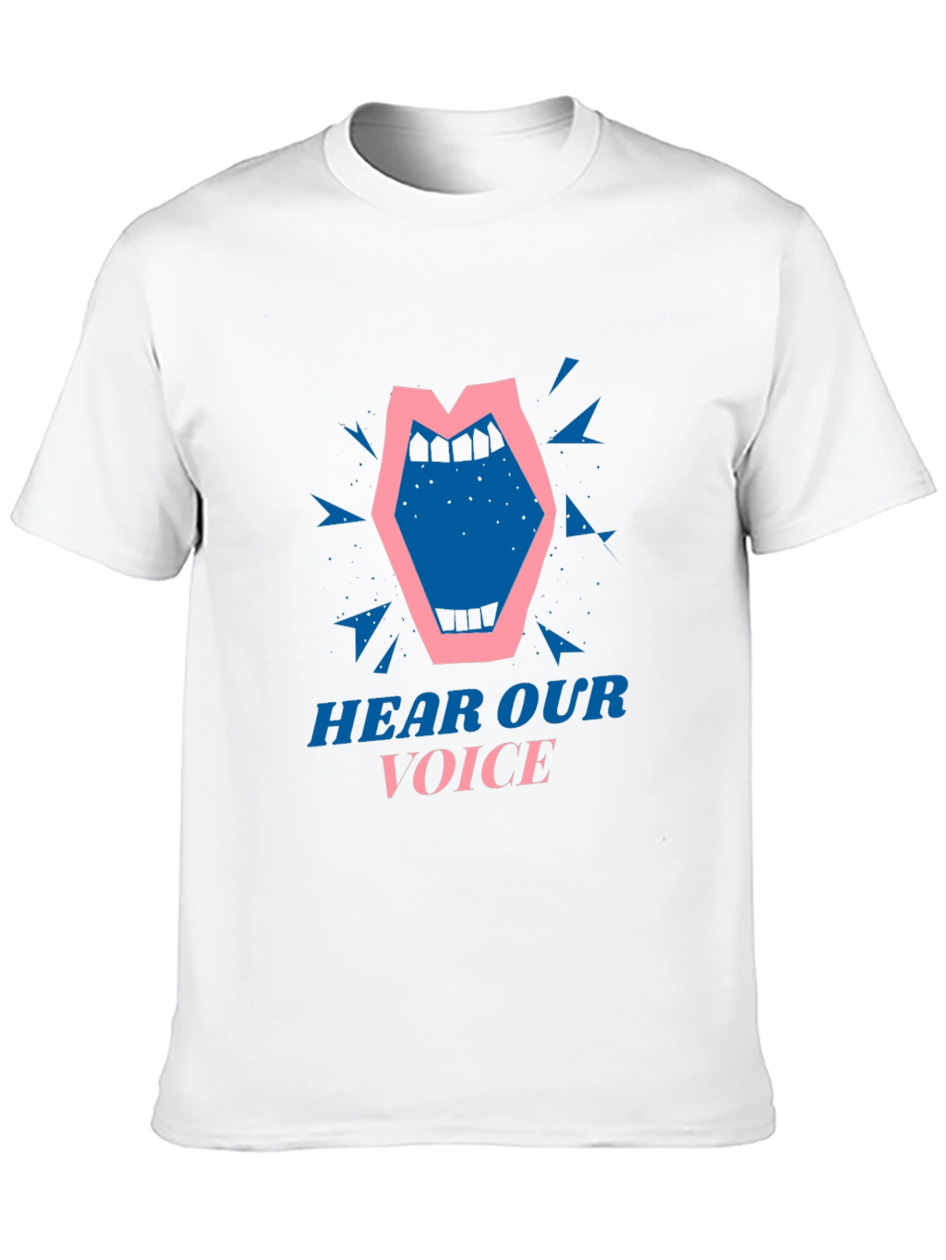 Hear Our Voice Graphic T-Shirt - Black Cotton Tee