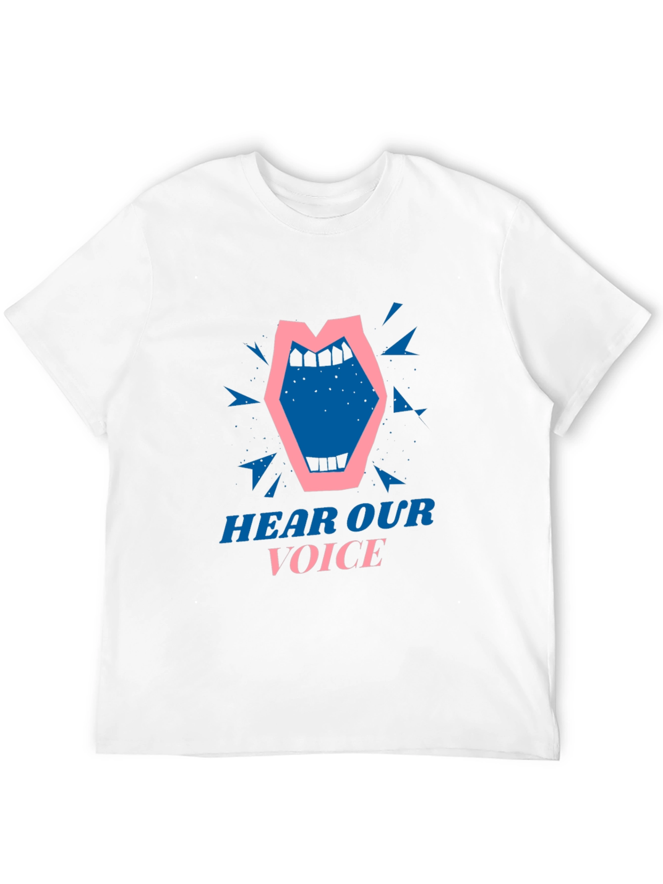 Hear Our Voice Graphic T-Shirt - Black Cotton Tee