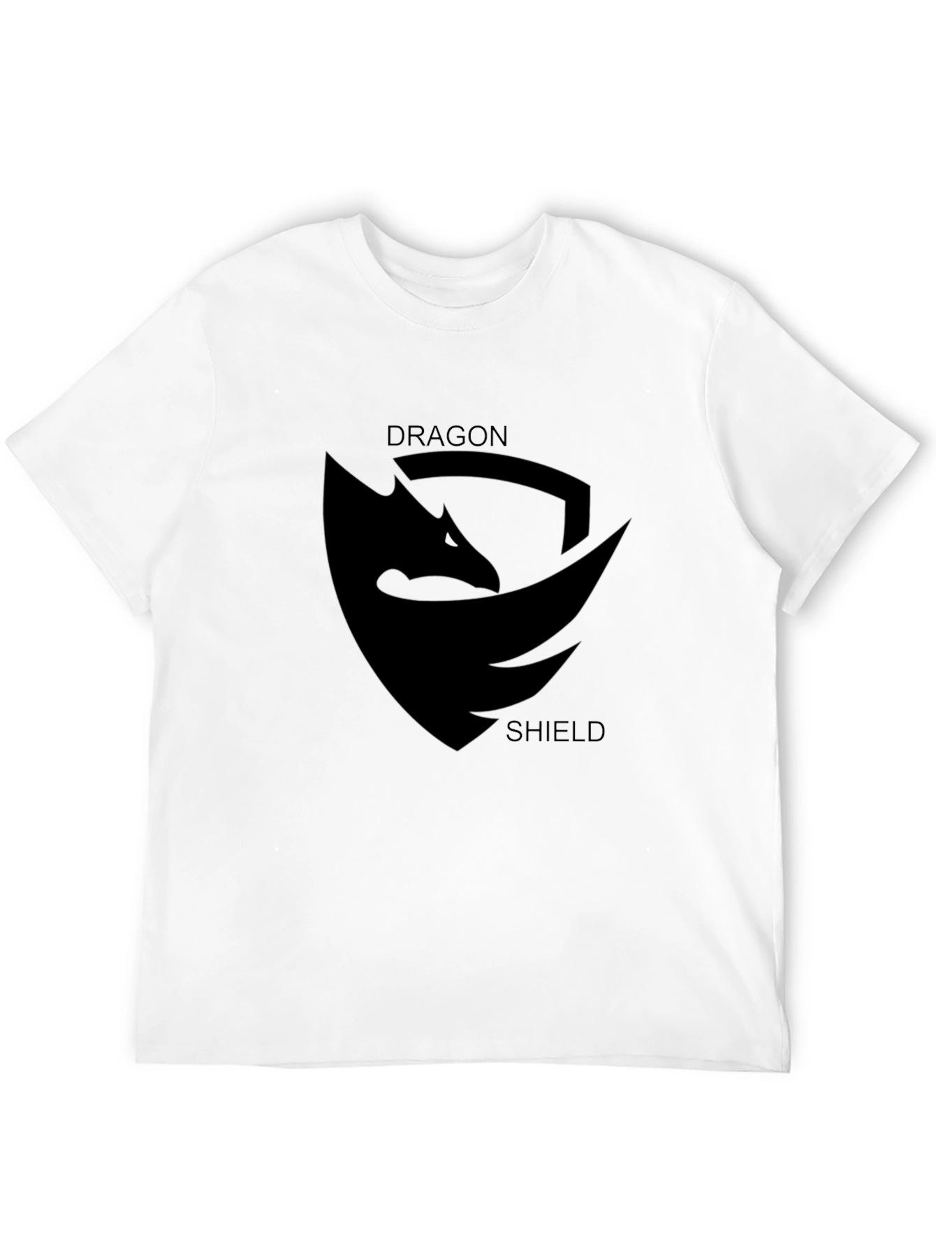Dragon Shield Graphic Black T-Shirt
