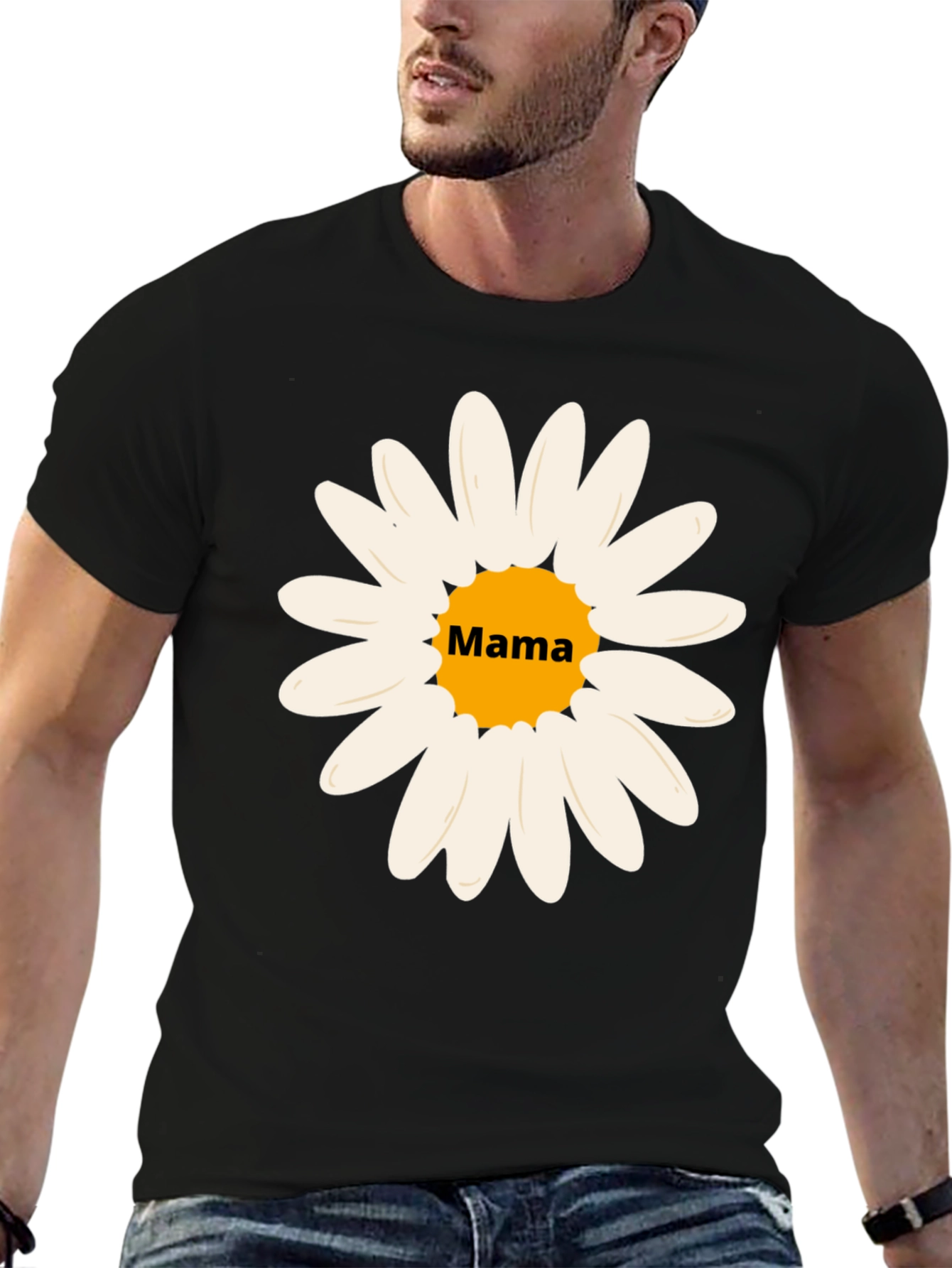 Mama Daisy Graphic Tee - Stylish Comfort