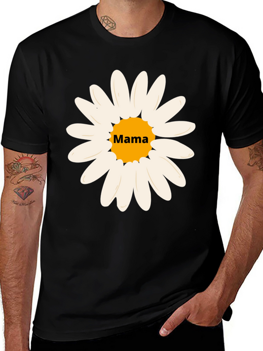 Mama Daisy Graphic Tee - Stylish Comfort
