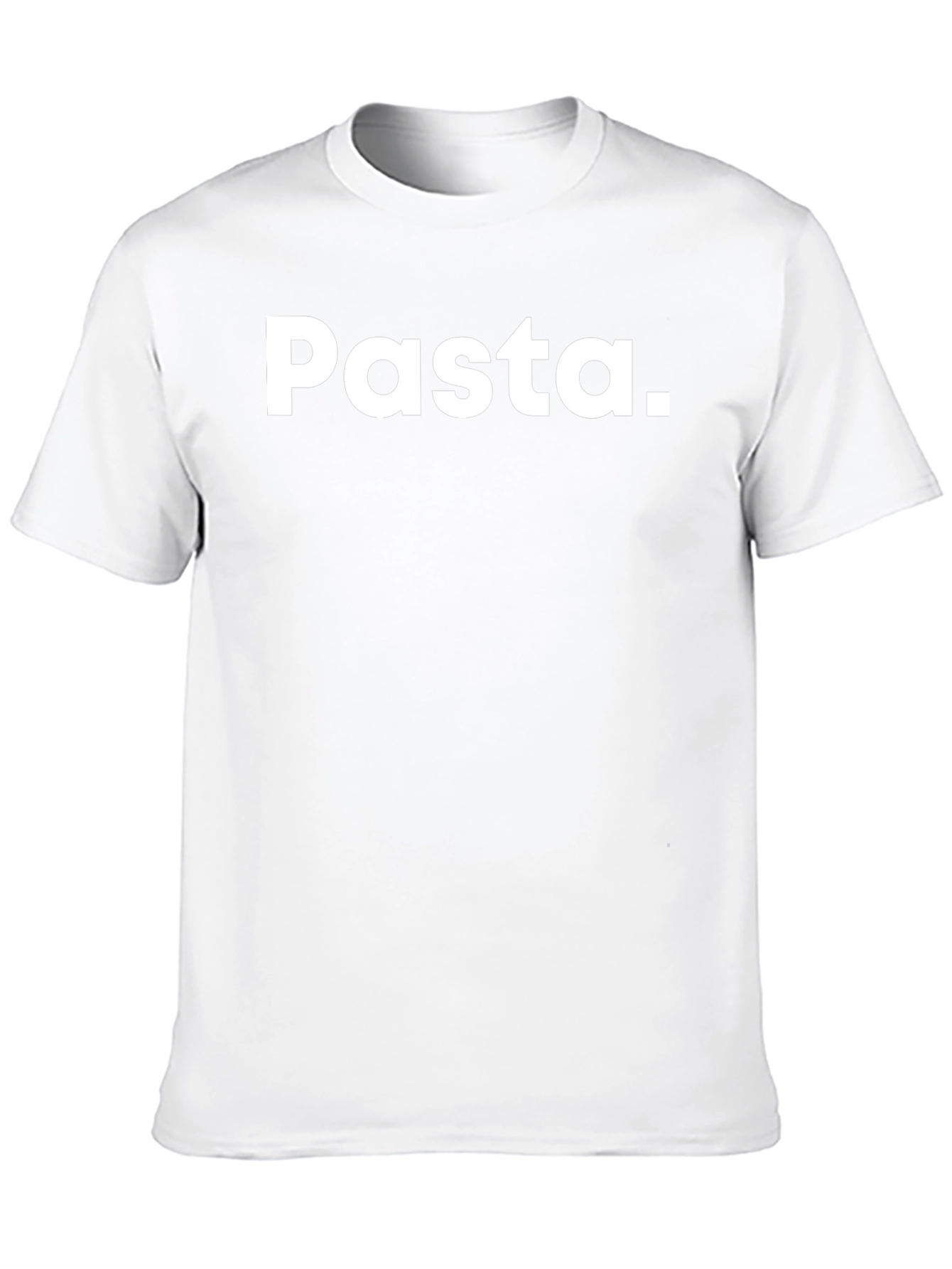 Pasta. Black Graphic T-Shirt