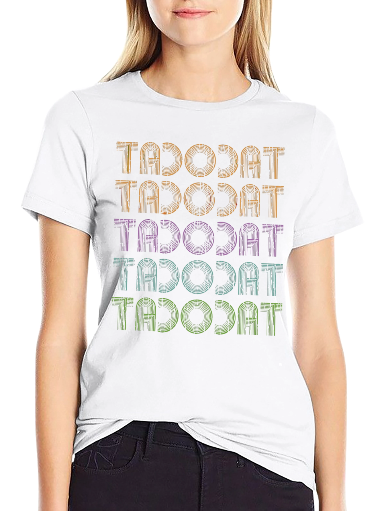 Retro TAJOJAT Graphic Print Tee