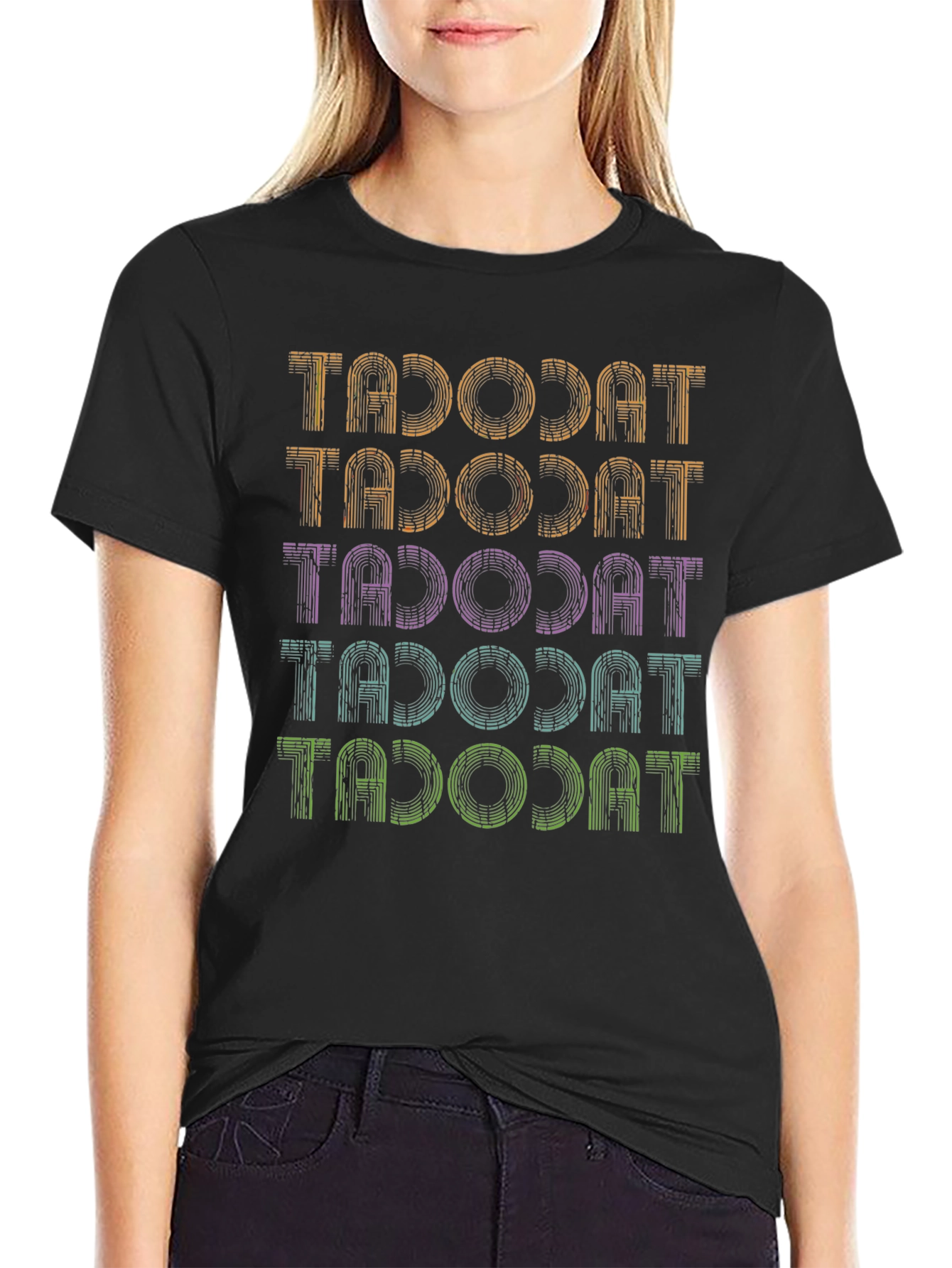 Retro TAJOJAT Graphic Print Tee