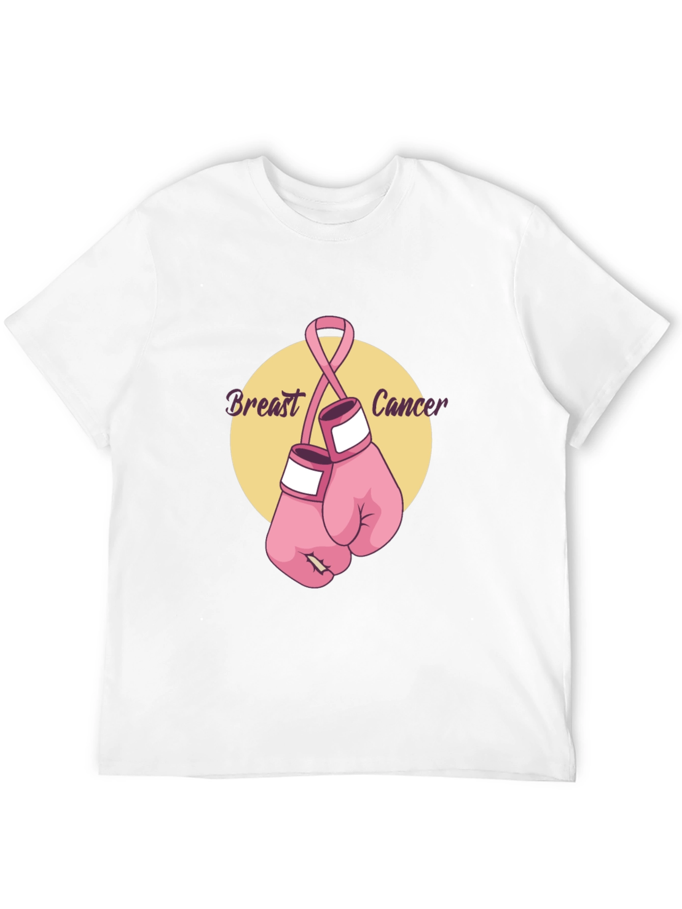 Breast Cancer Awareness Boxing Gloves T-Shirt