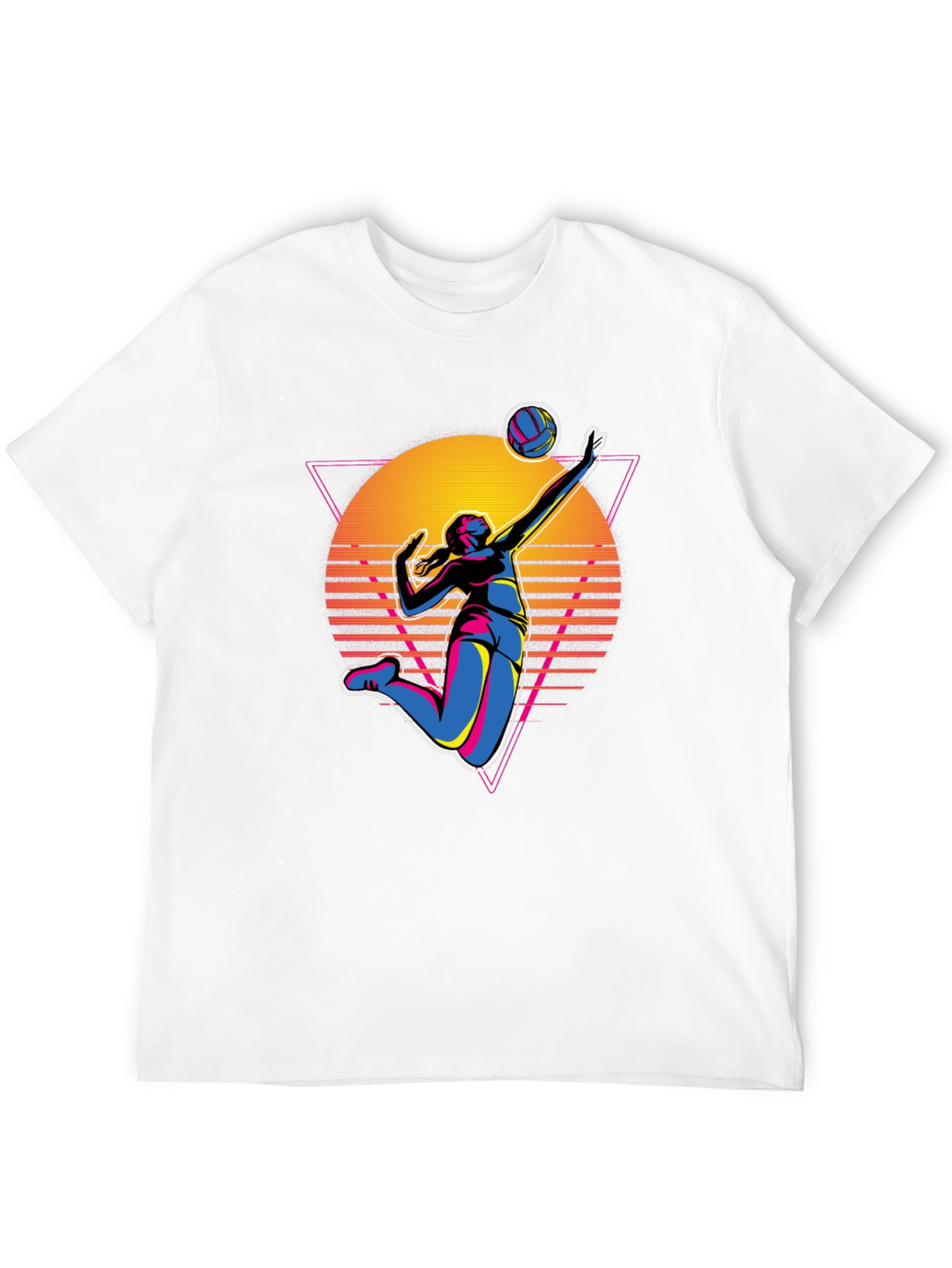 Volleyball Player Retro T-Shirt
