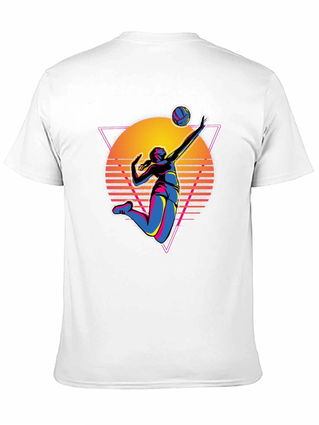 Volleyball Player Retro T-Shirt