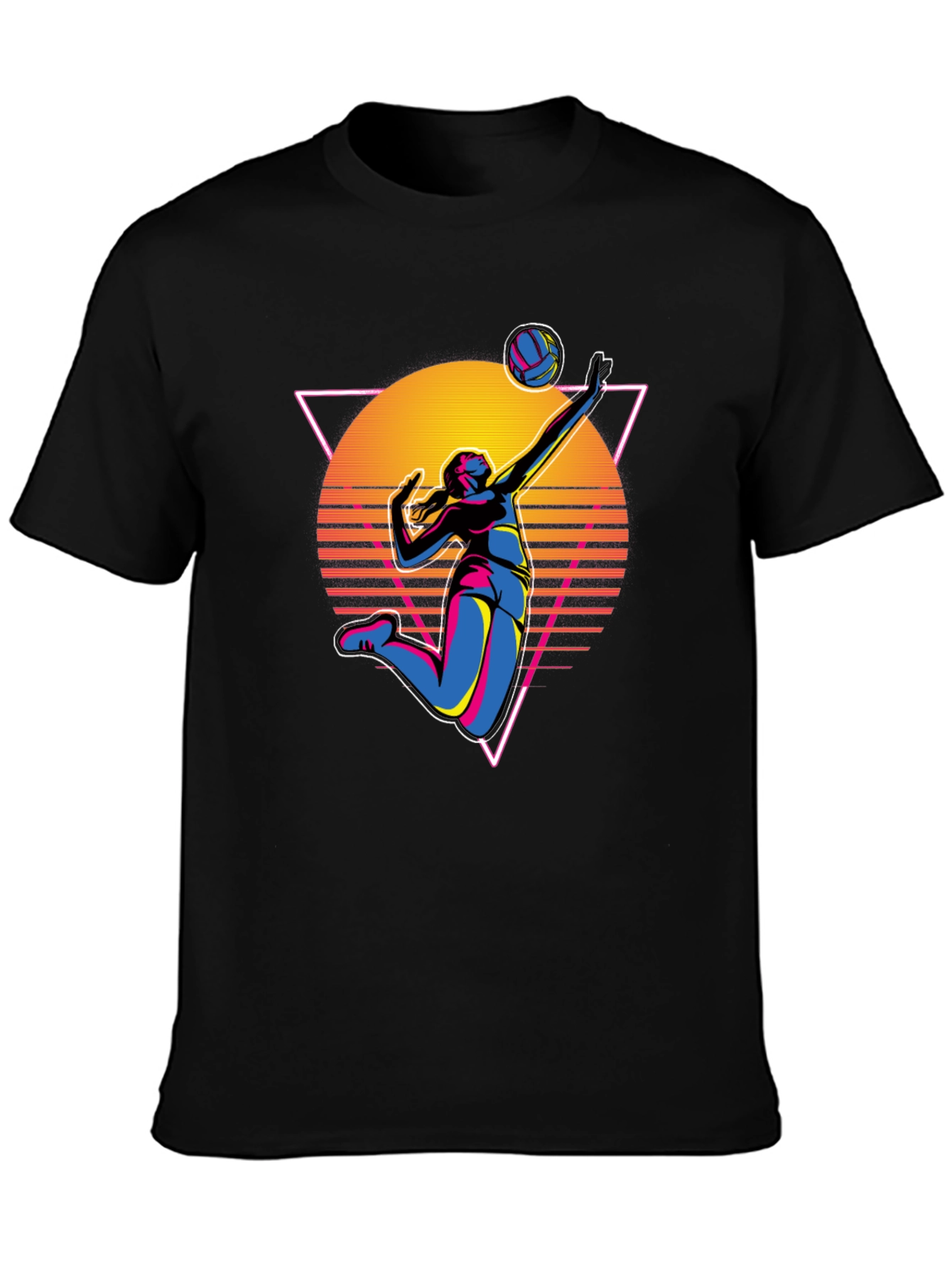 Volleyball Player Retro T-Shirt