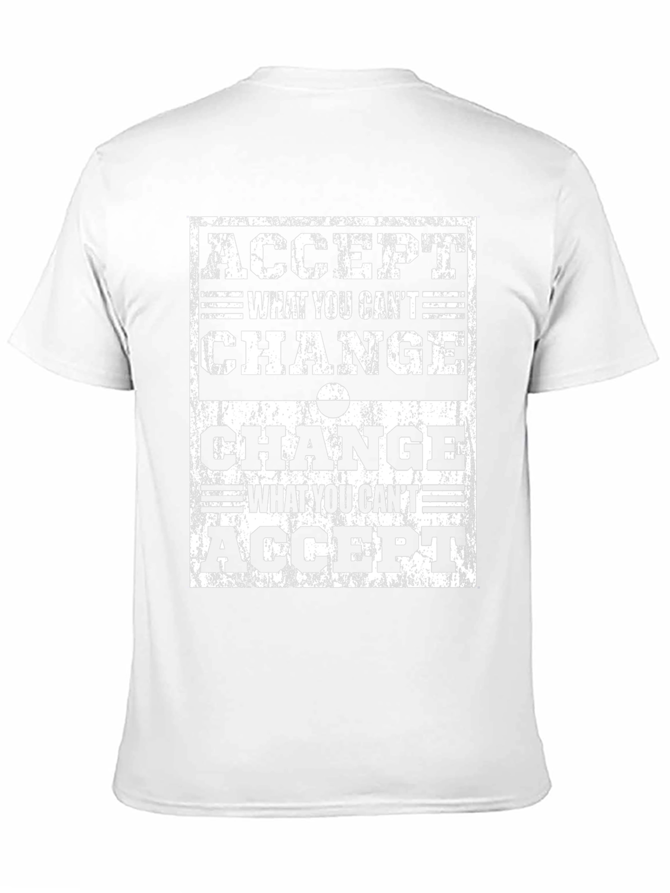 Inspirational Graphic Tee - Accept & Change