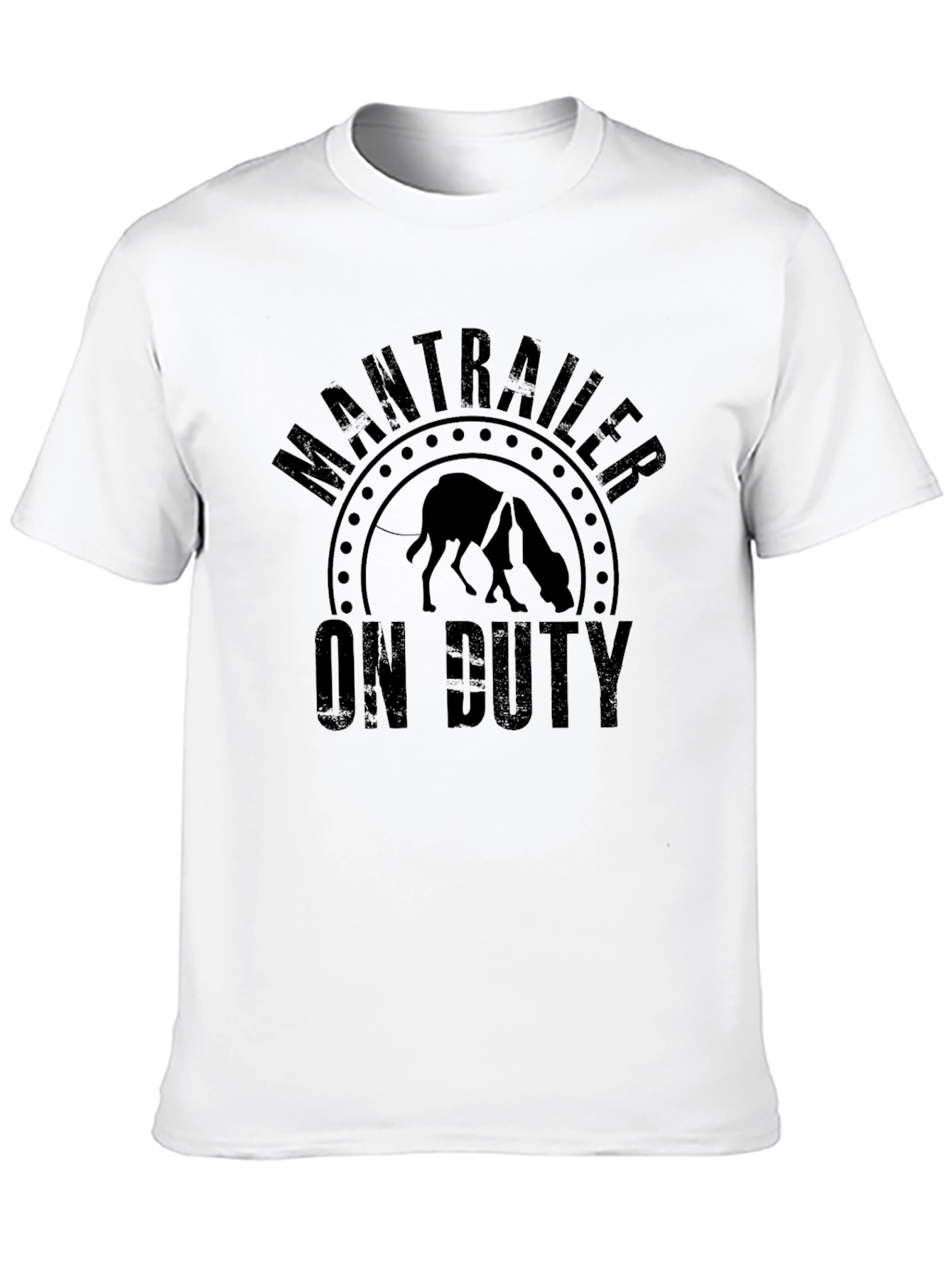ManTrailer On Duty Black T-Shirt